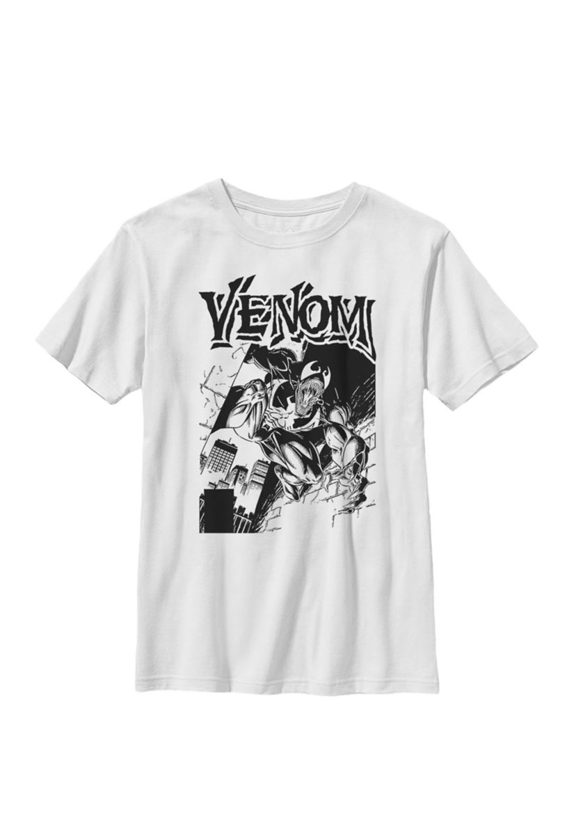 Boys 8-20 Venom Street Cover Comic Illustration Graphic T-Shirt 