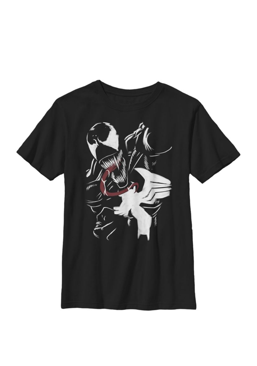 Boys 8-20 Venom Close Up Roar Paint Art Graphic T-Shirt