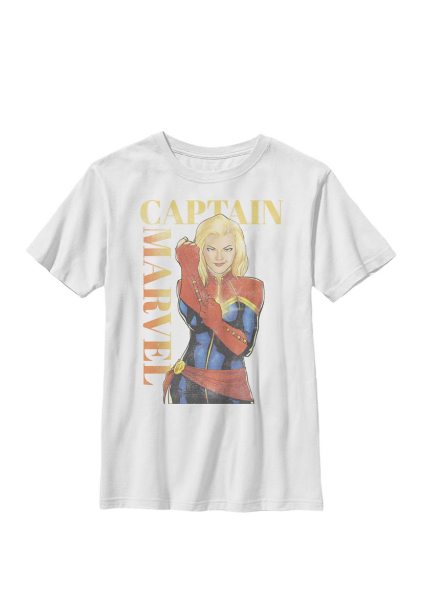 Boys 8-20 Captain Vintage Cover Poster Style Graphic T-Shirt