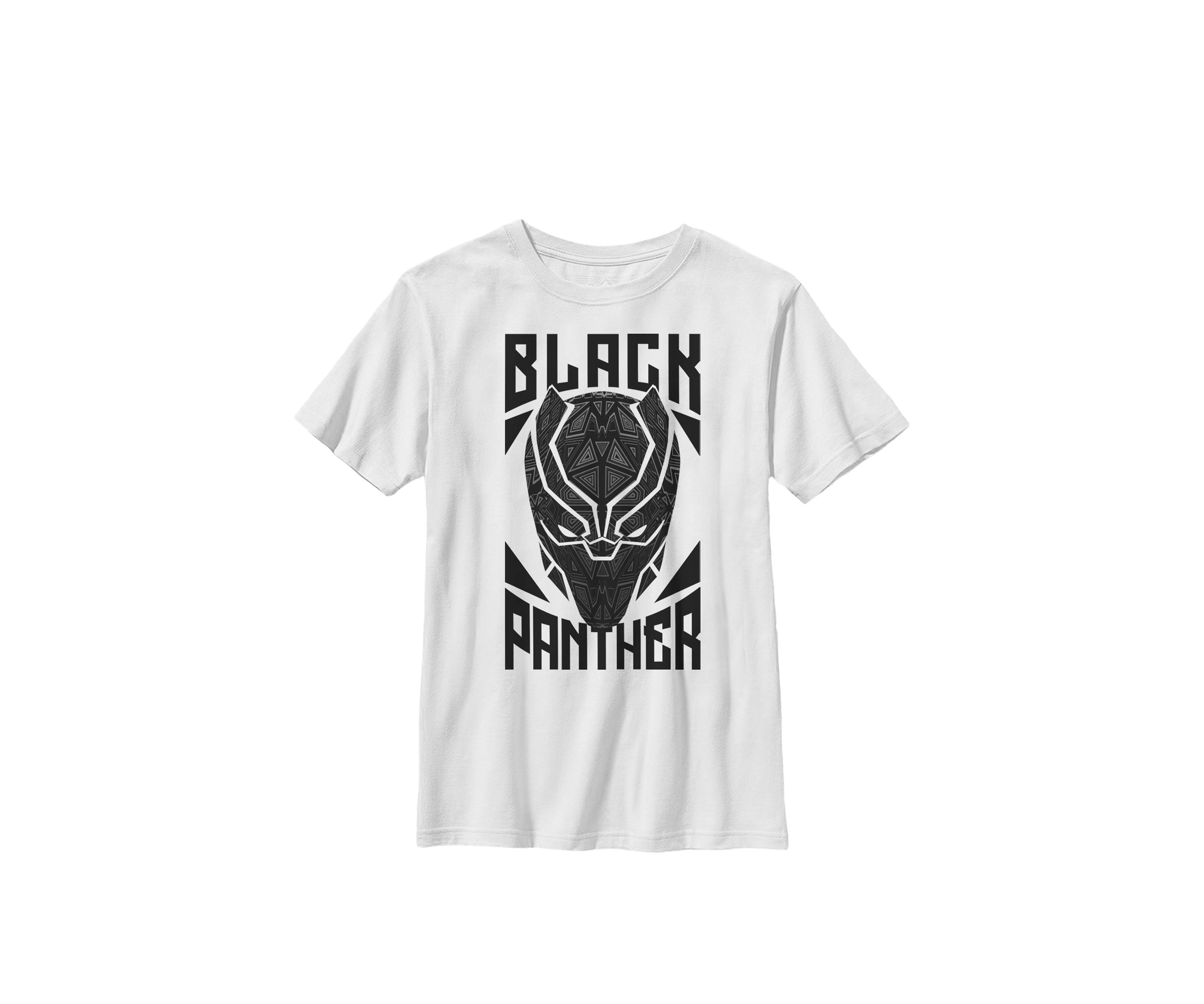 Boys 8-20 Black Panther Large Helmet Portrait Graphic T-Shirt
