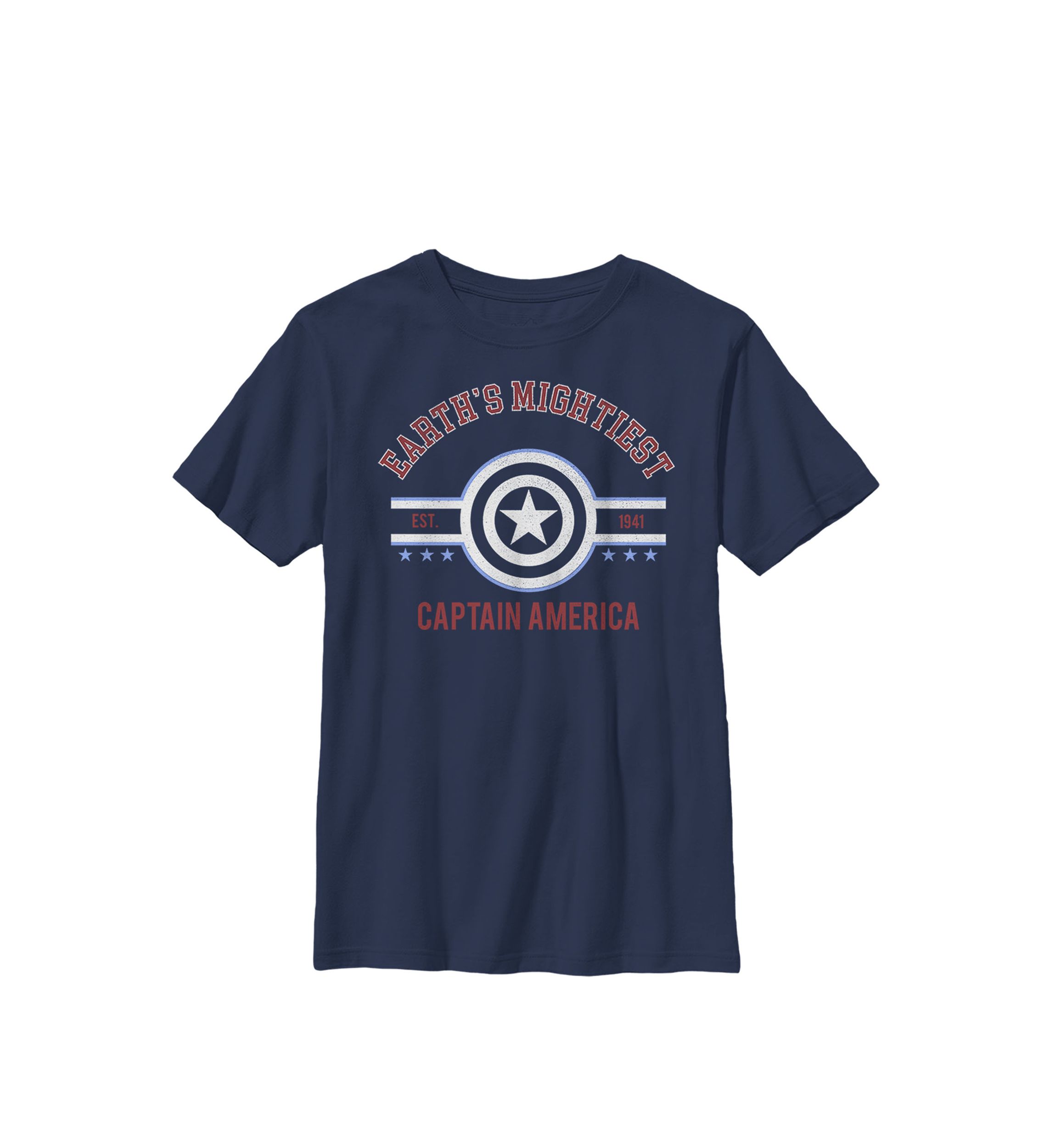Boys 8-20 Captain America Earths Mightiest Established Belt Graphic T-Shirt