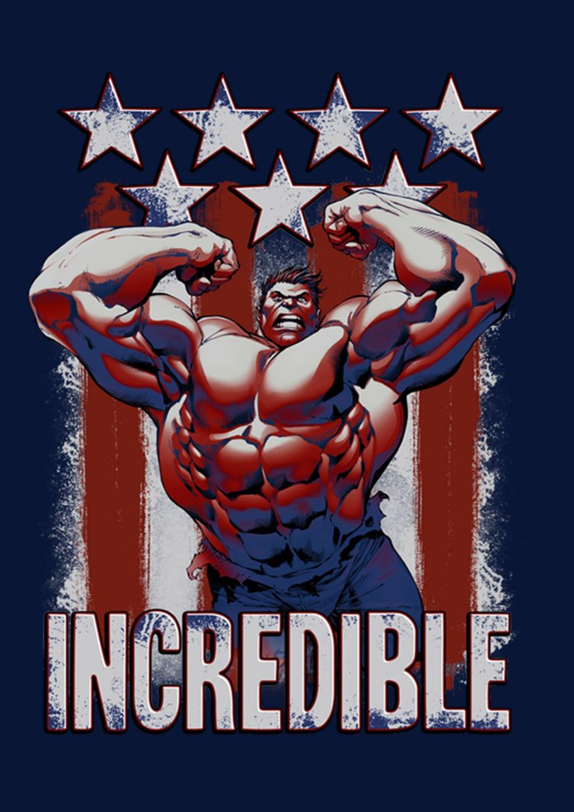 Hulk Flag Graphic T-Shirt