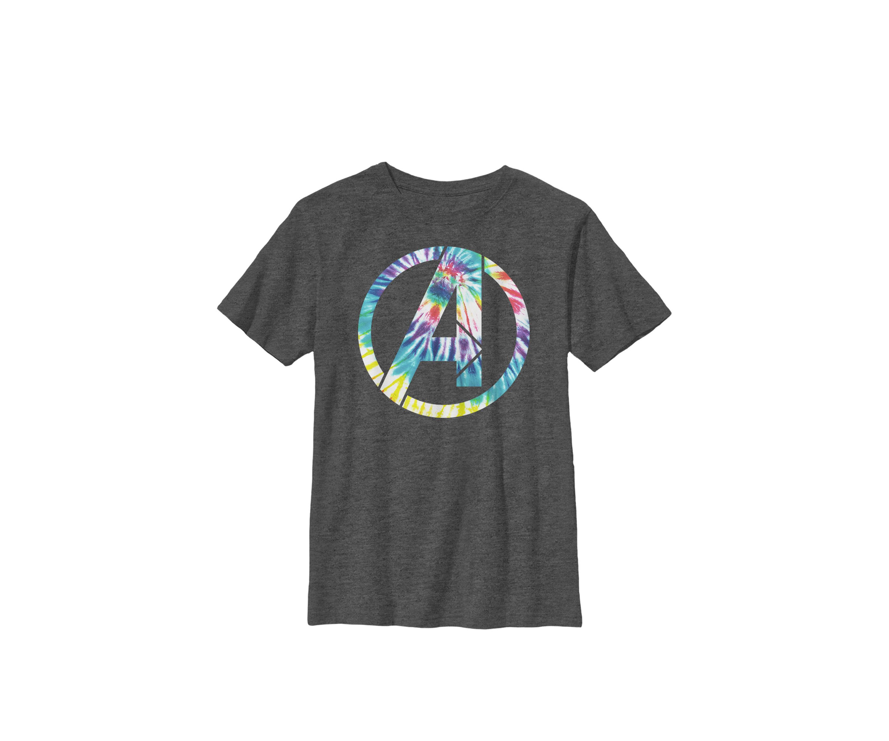 Boys 8-20 Avengers Tie Dye A Symbol Graphic T-Shirt