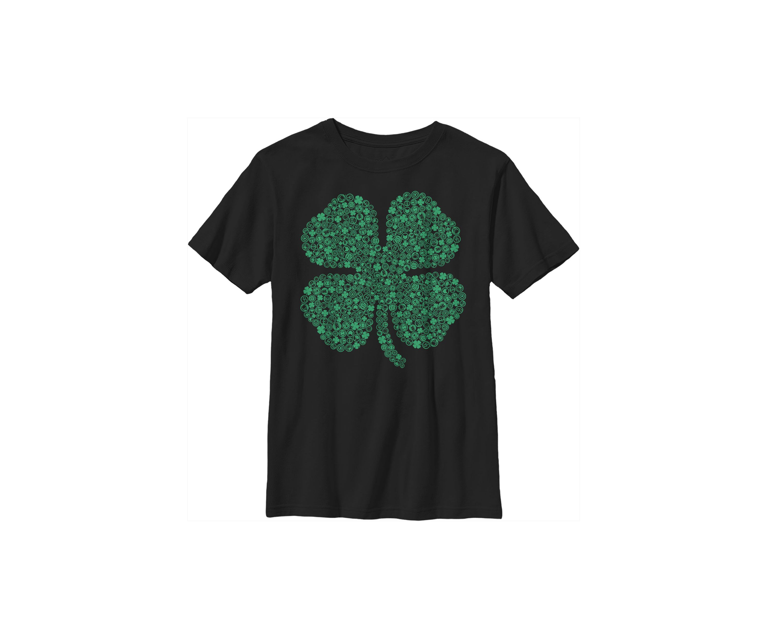 Boys 4-7  Shamrock Icon Graphic T-Shirt