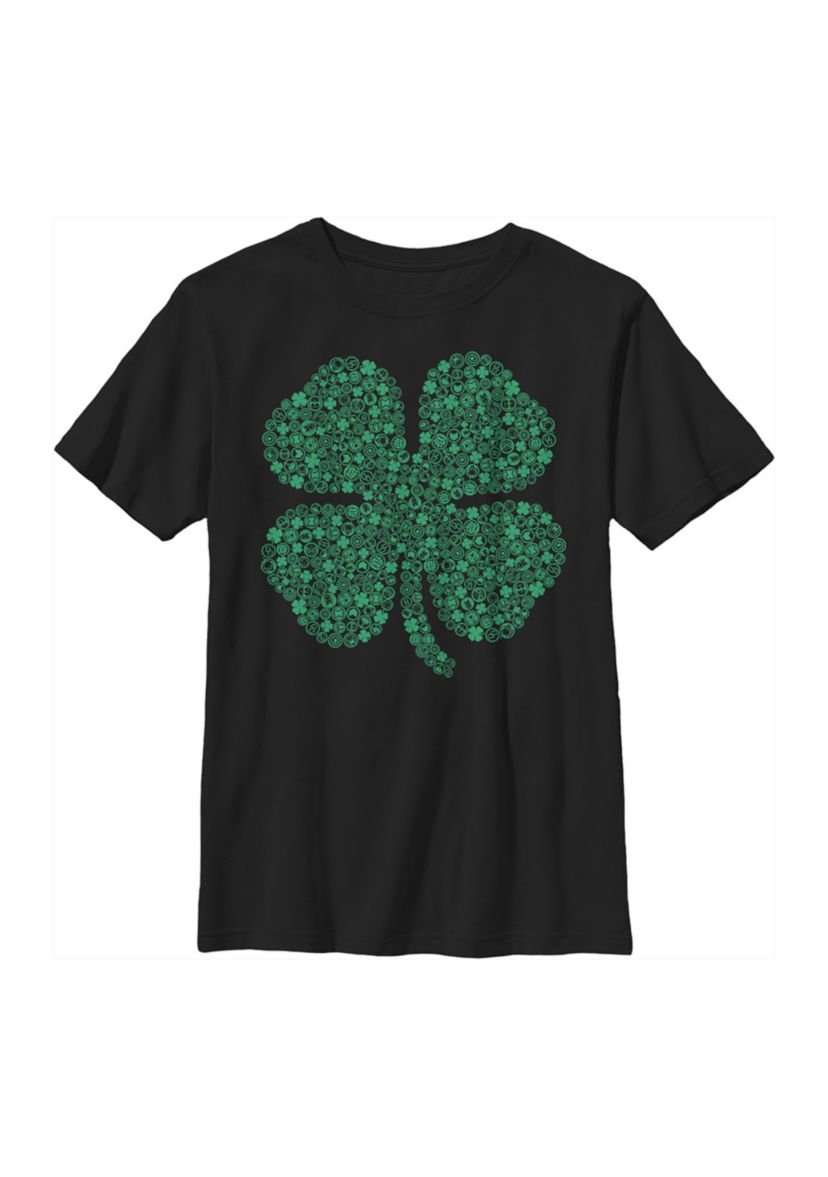 Boys 4-7  Shamrock Icon Graphic T-Shirt