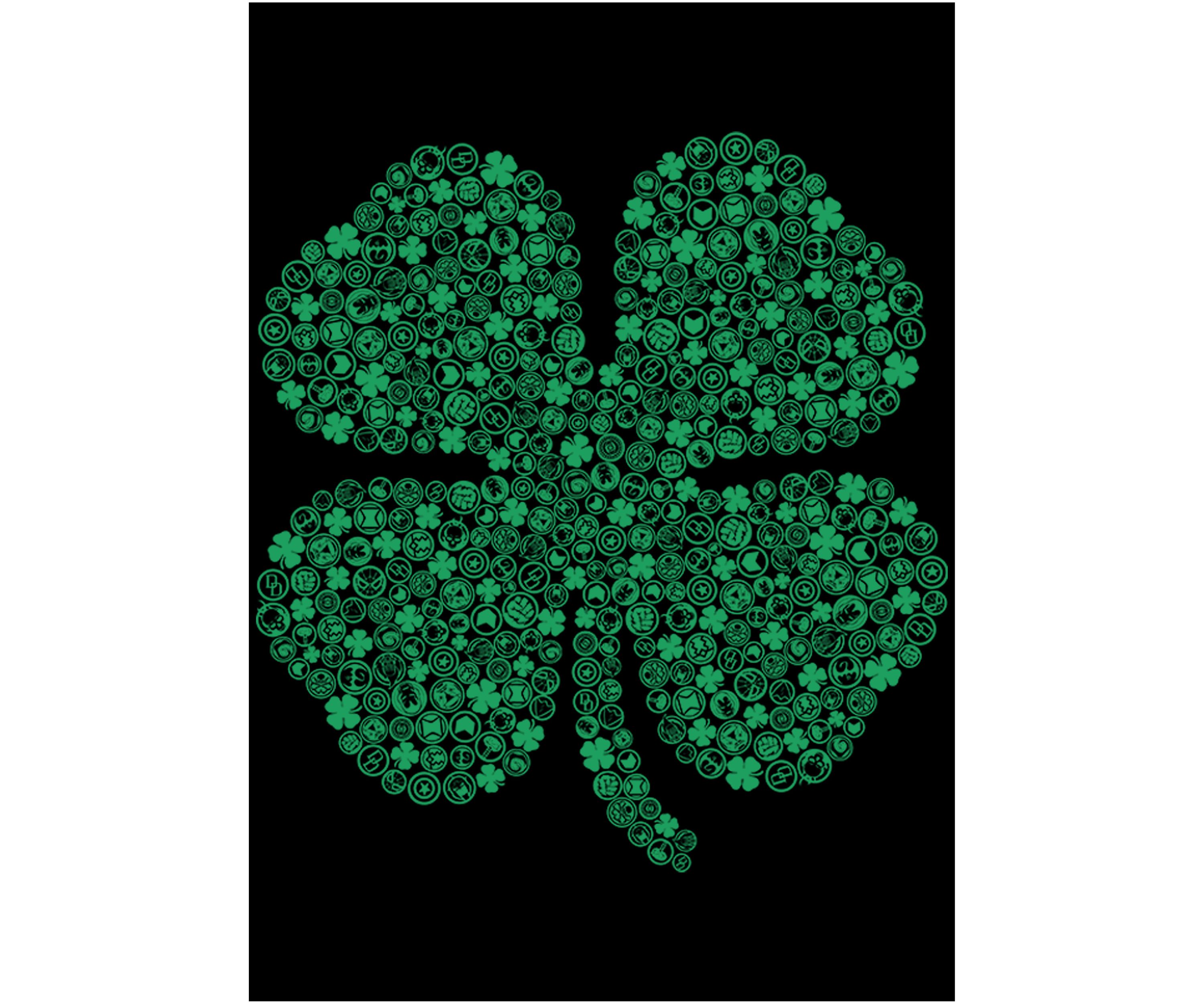Boys 4-7  Shamrock Icon Graphic T-Shirt