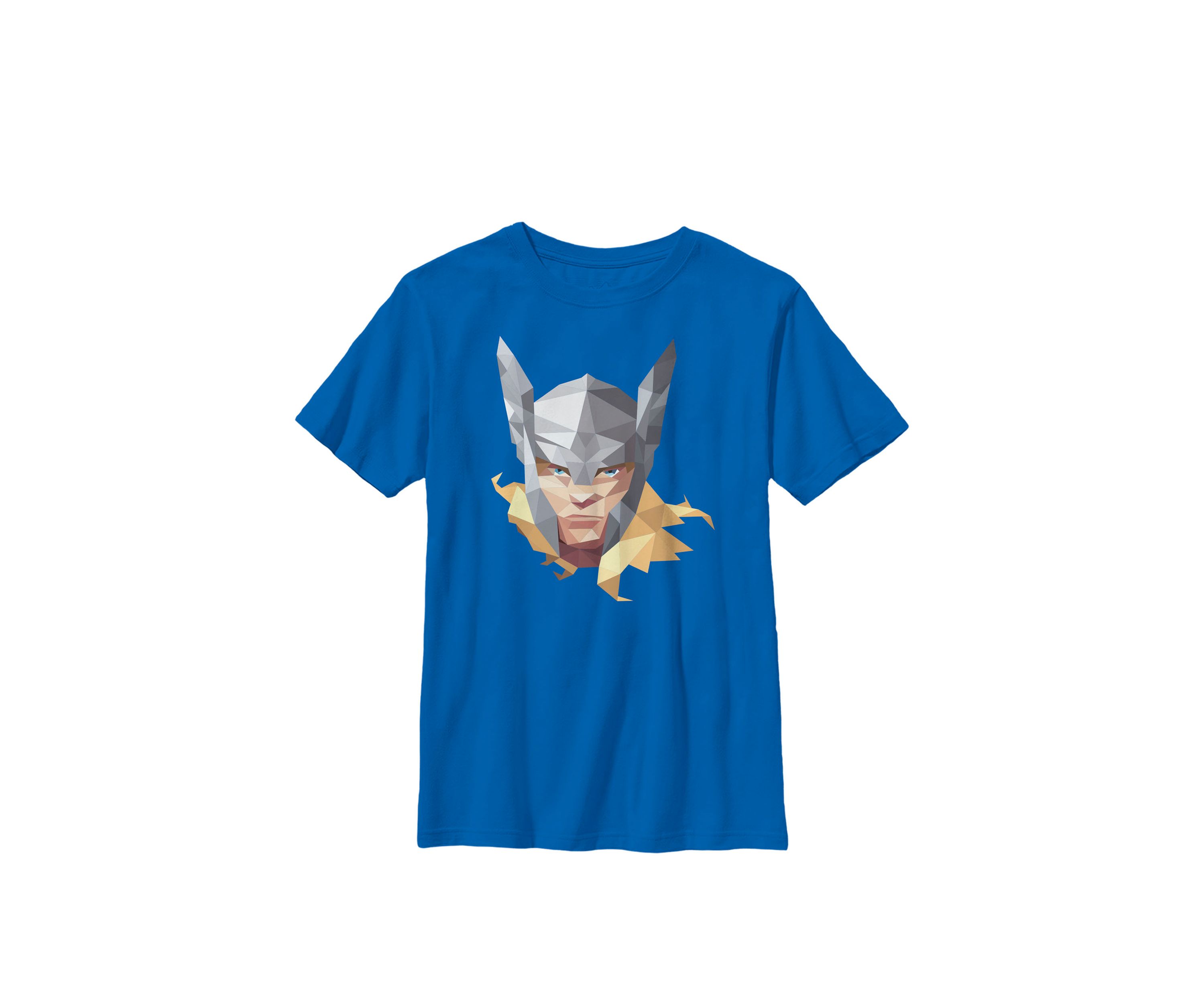 Boys 8-20 Thor The Mighty Big Face Geometric Prism Graphic T-Shirt