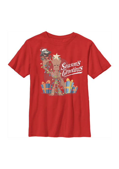 Boys 4-7 Seasons Grootings T-Shirt