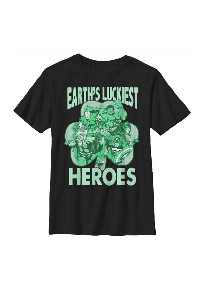 Boys 4-7  Luck of the Hero Graphic T-Shirt