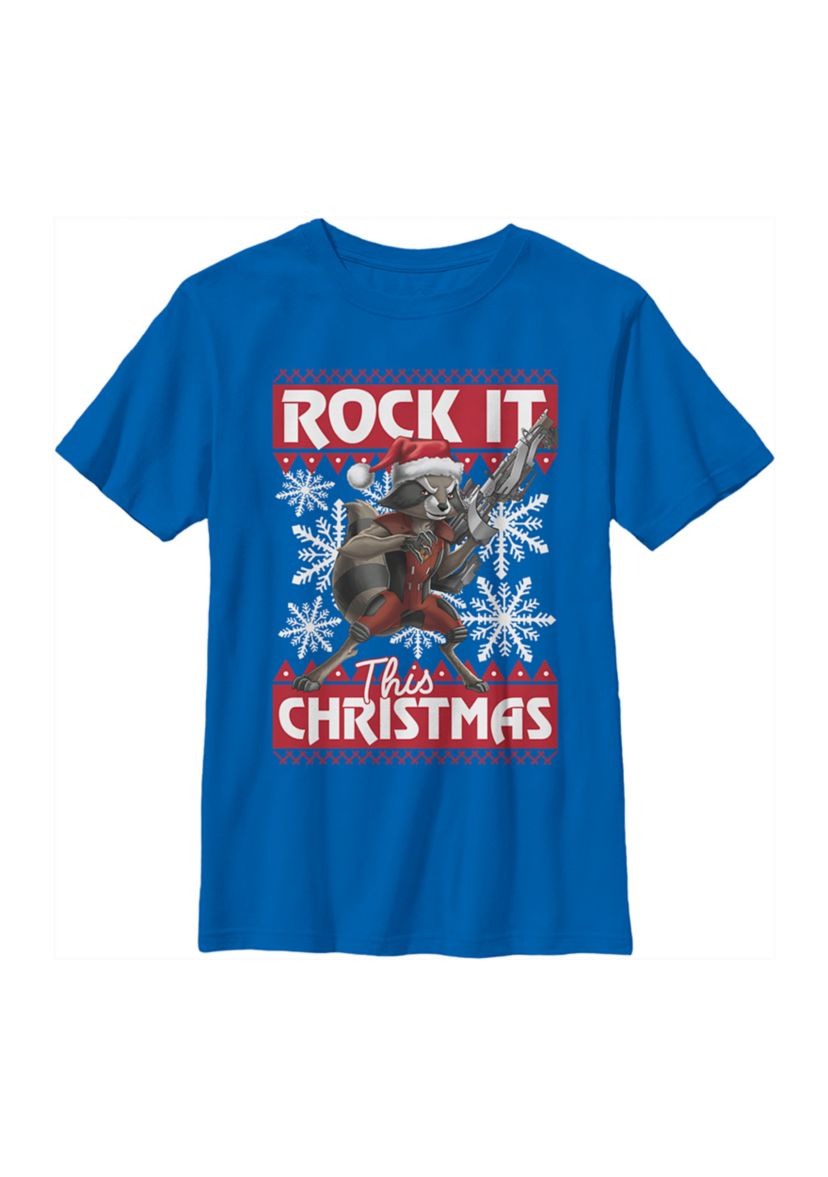 Boys 4-7 Rocket Xmas T-Shirt