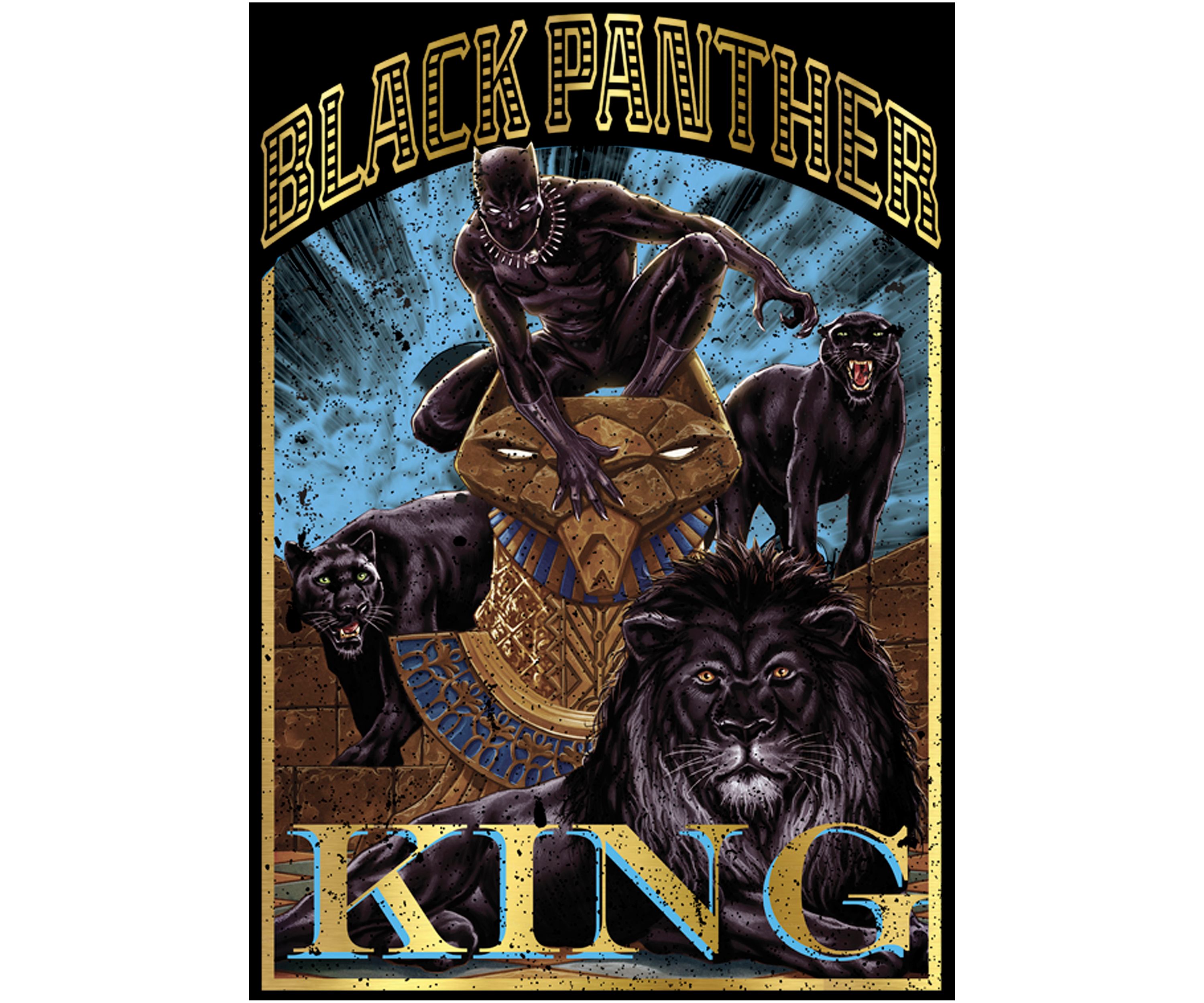 Boys 4-7 Panther Homage Top