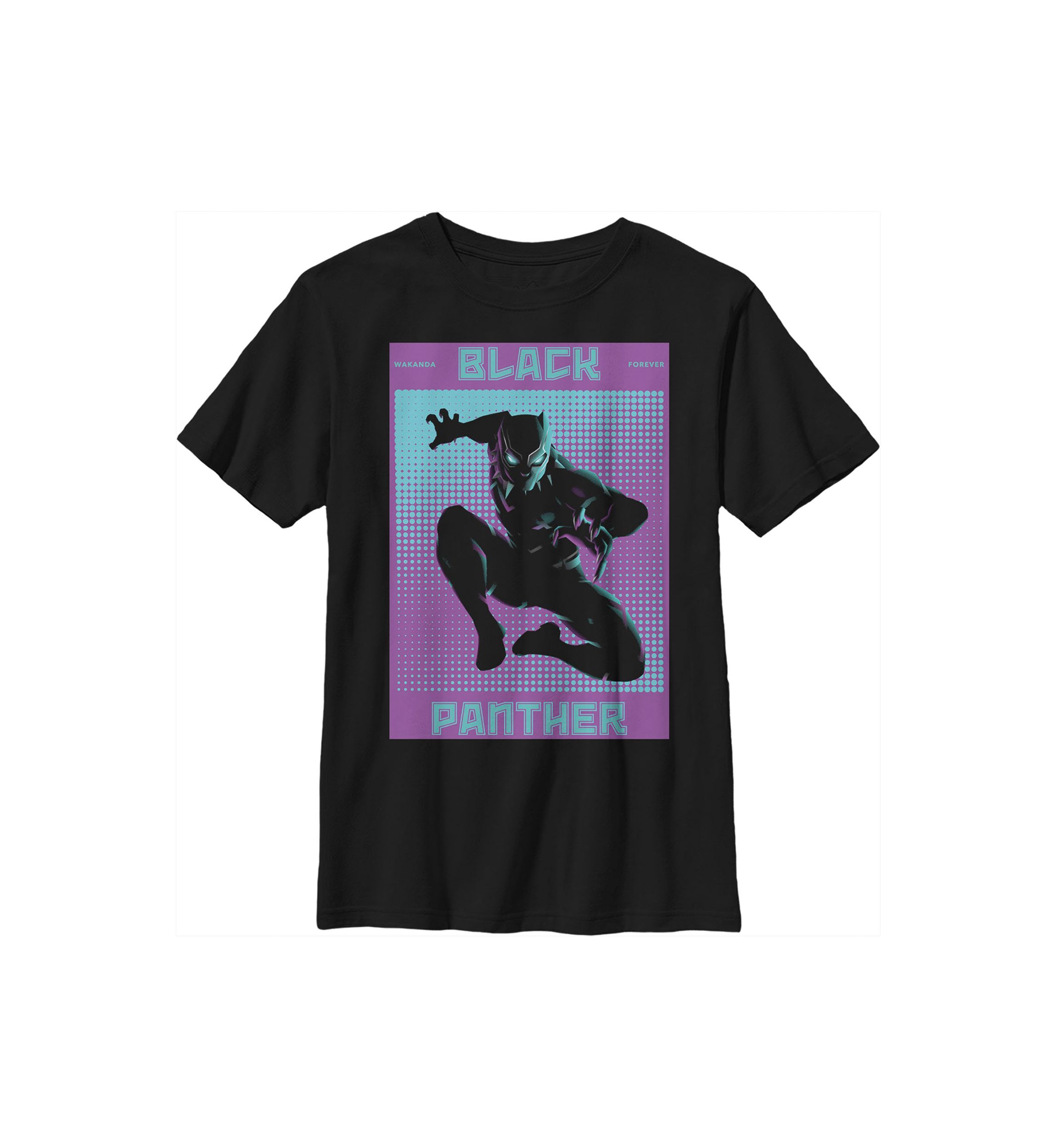 Boys 4-7 Halftone Panther Top