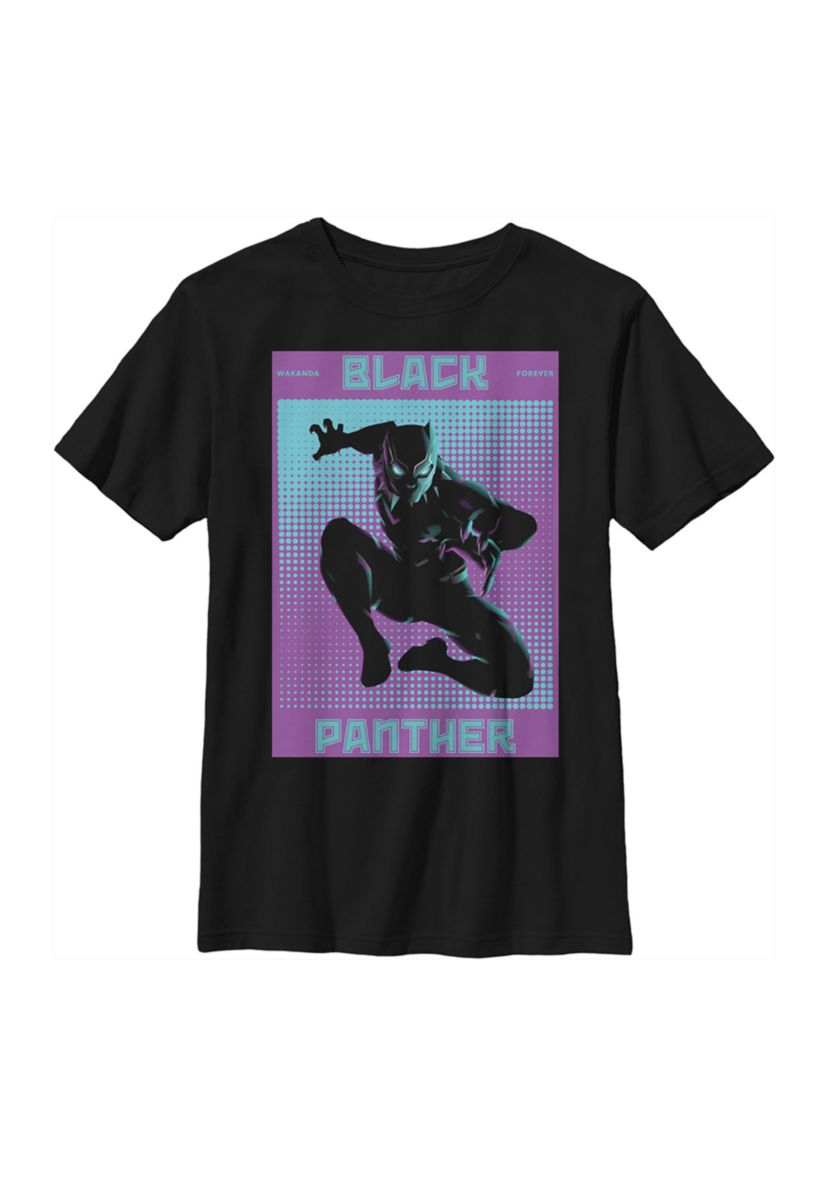 Boys 4-7 Halftone Panther Top