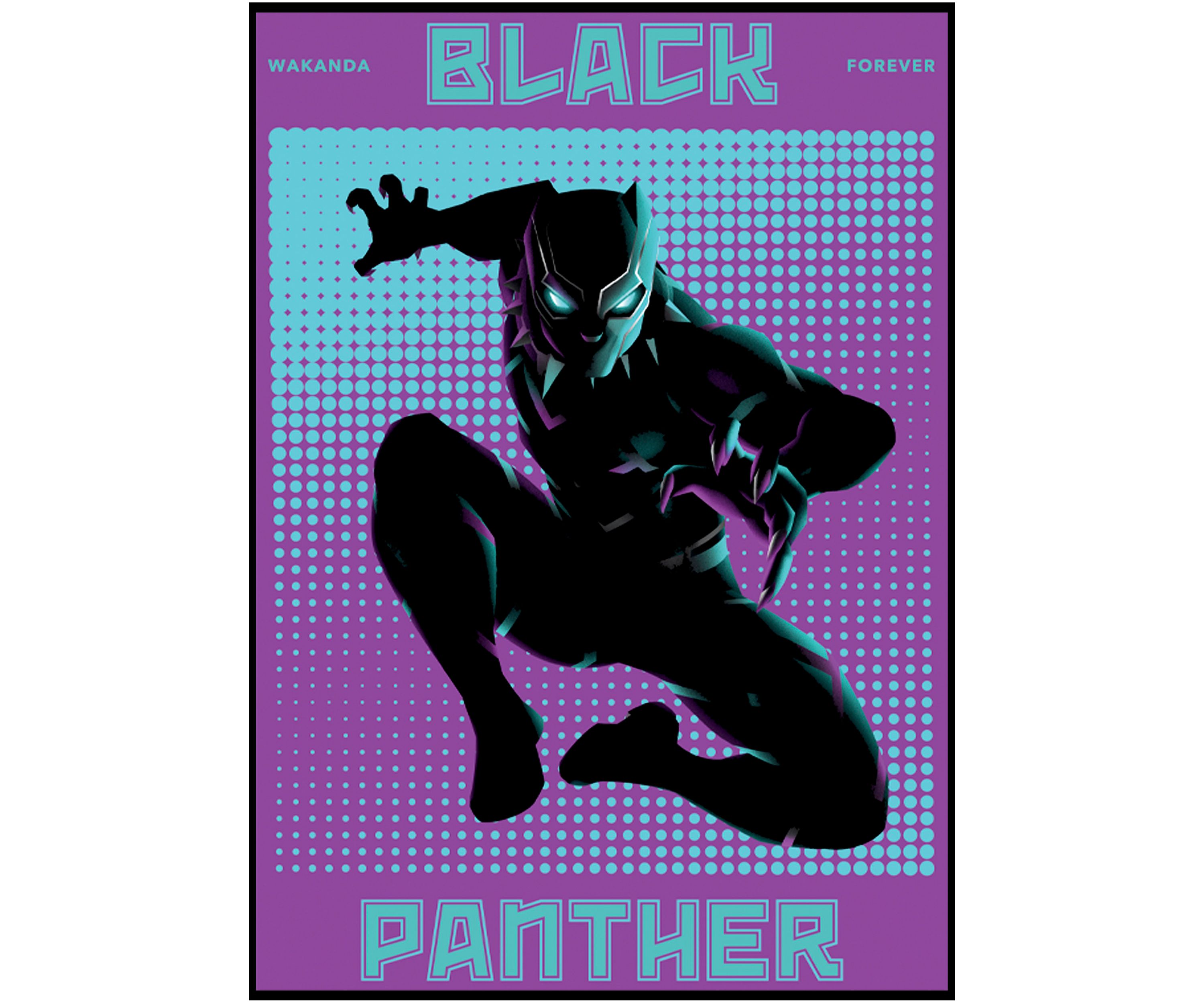 Boys 4-7 Halftone Panther Top