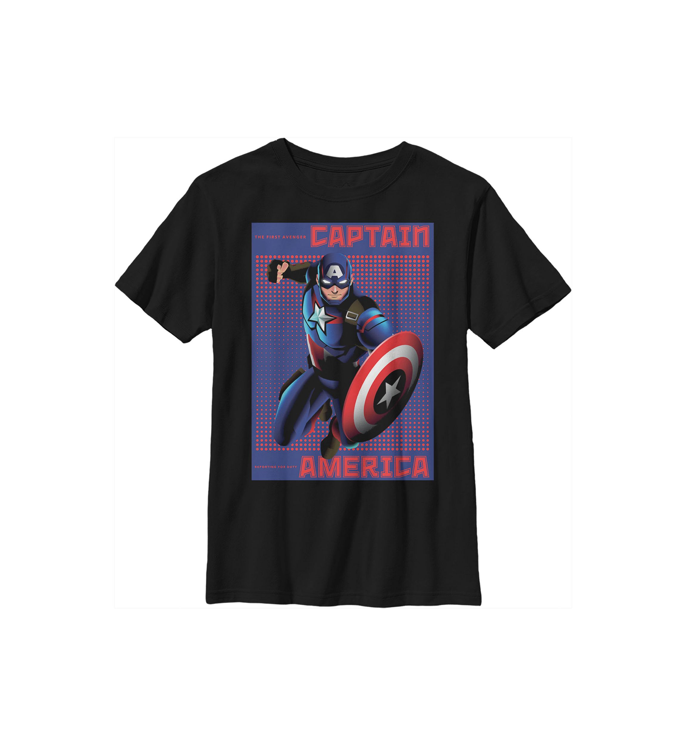 Boys 4-7 Halftone Cap Top