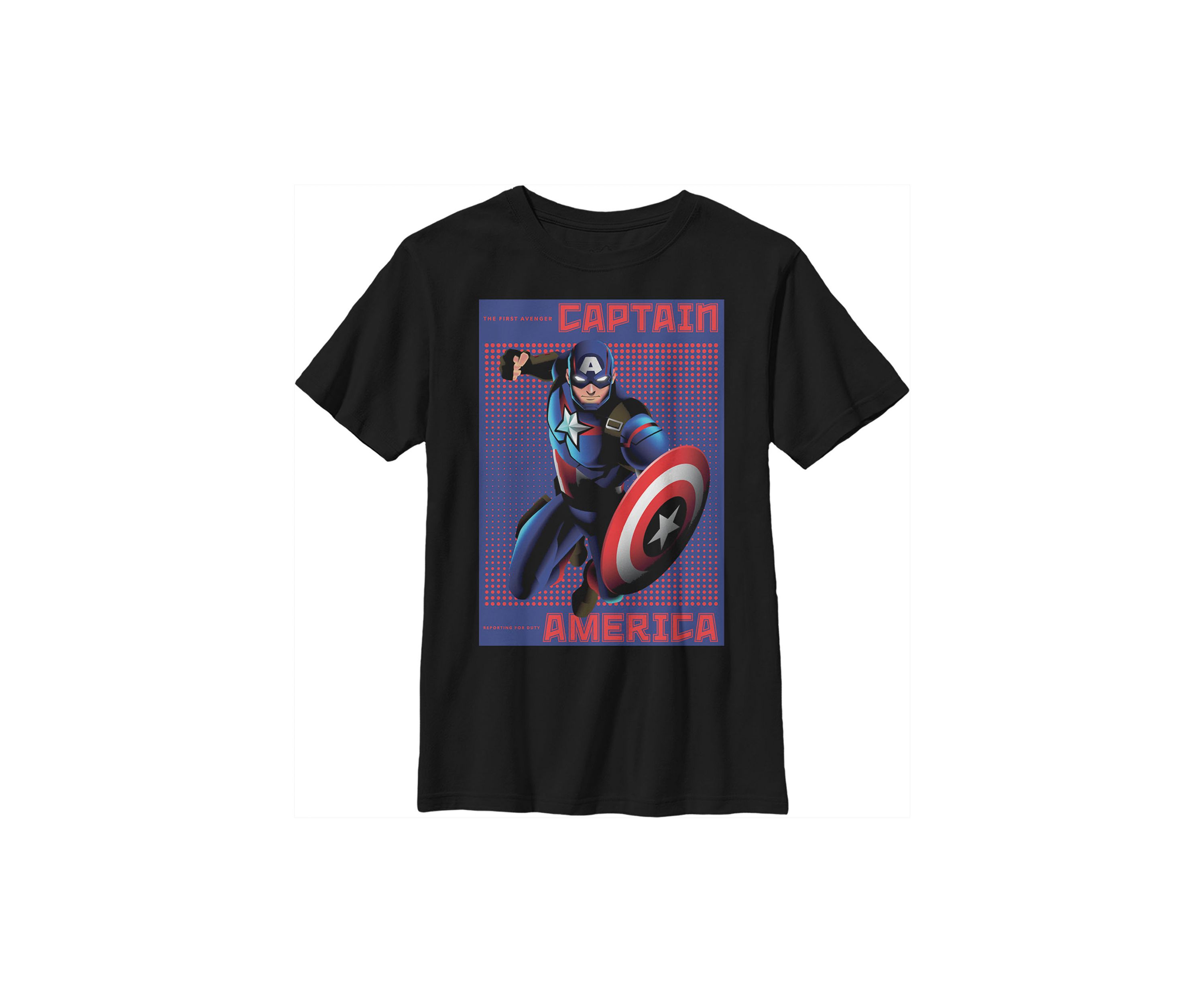 Boys 4-7 Halftone Cap Top