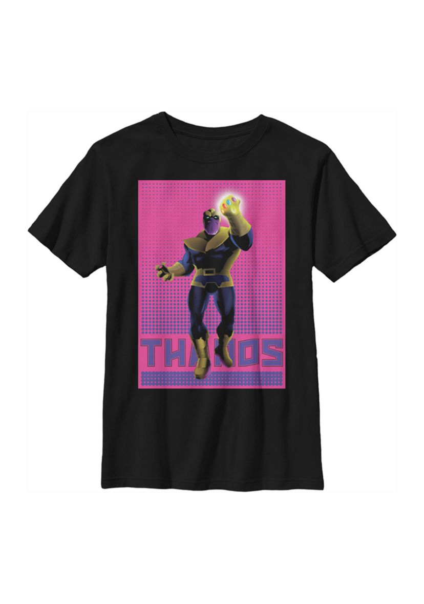 Boys 4-7 Halftone Thanos Top