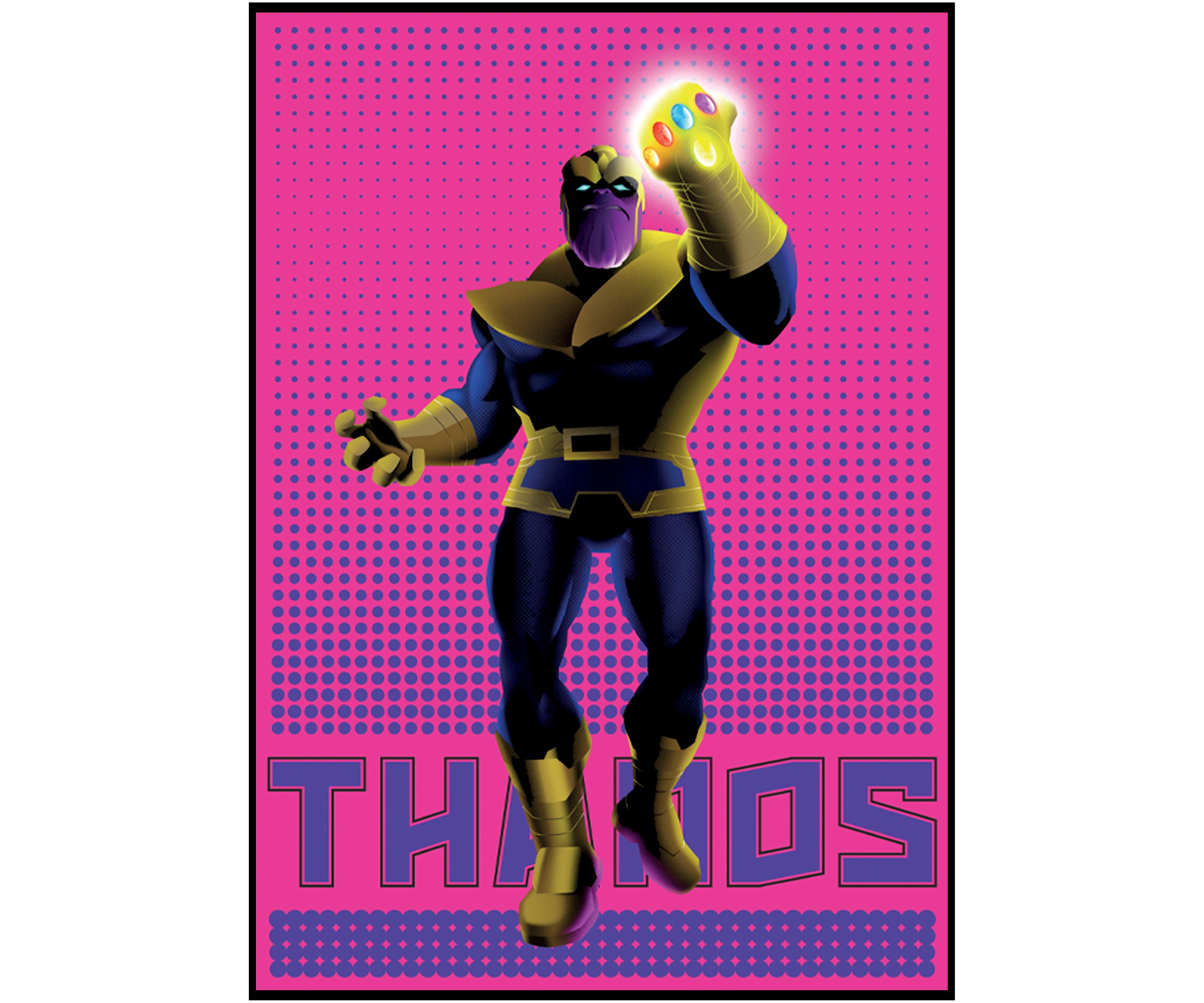 Boys 4-7 Halftone Thanos Top