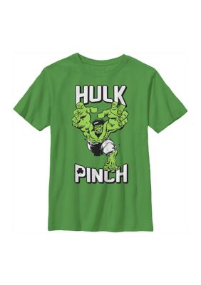Marvel Boys 4-7 Hulk Pinch Graphic T-Shirt