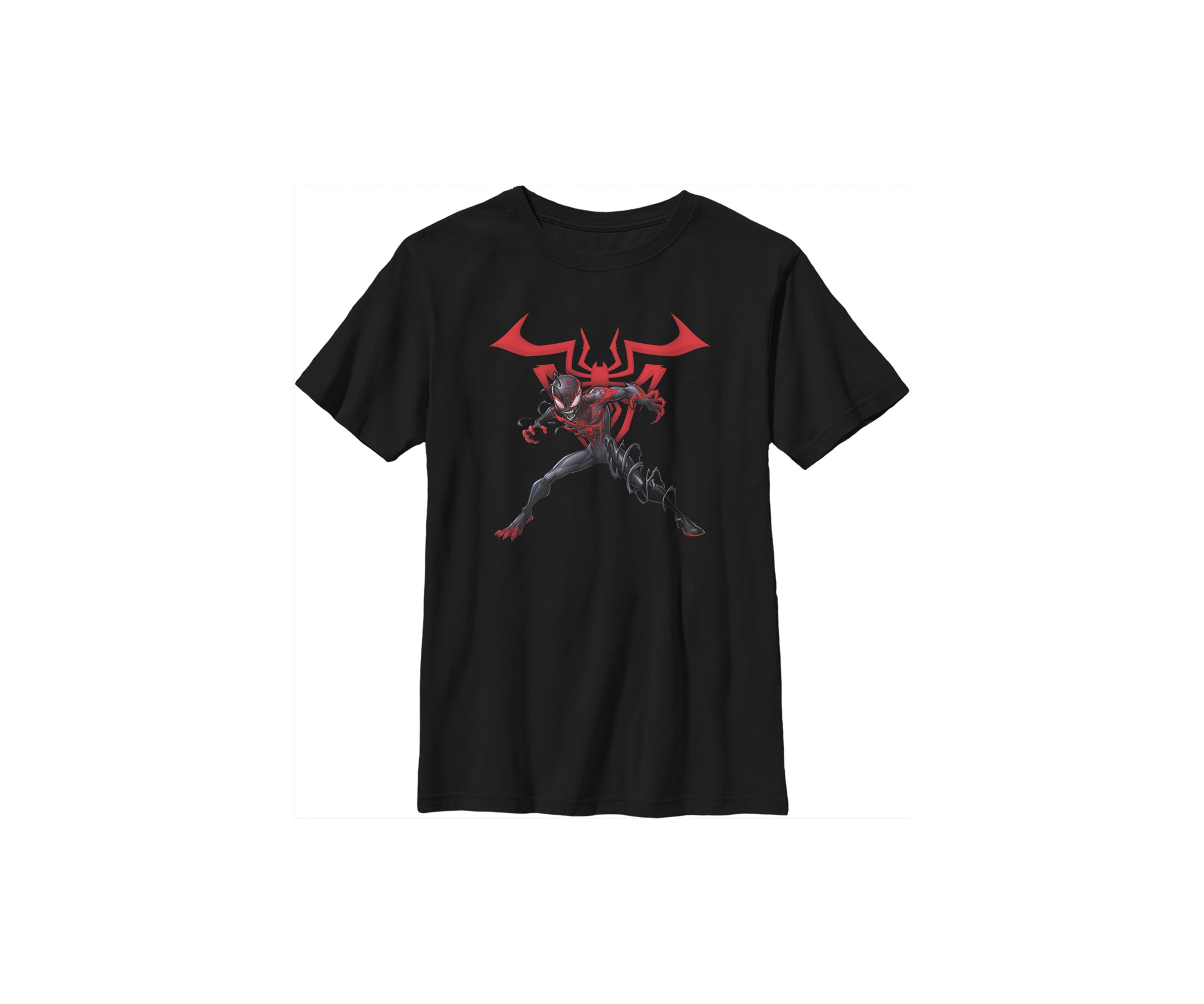 Boys 4-7 Spiderman Miles with Symbol Top