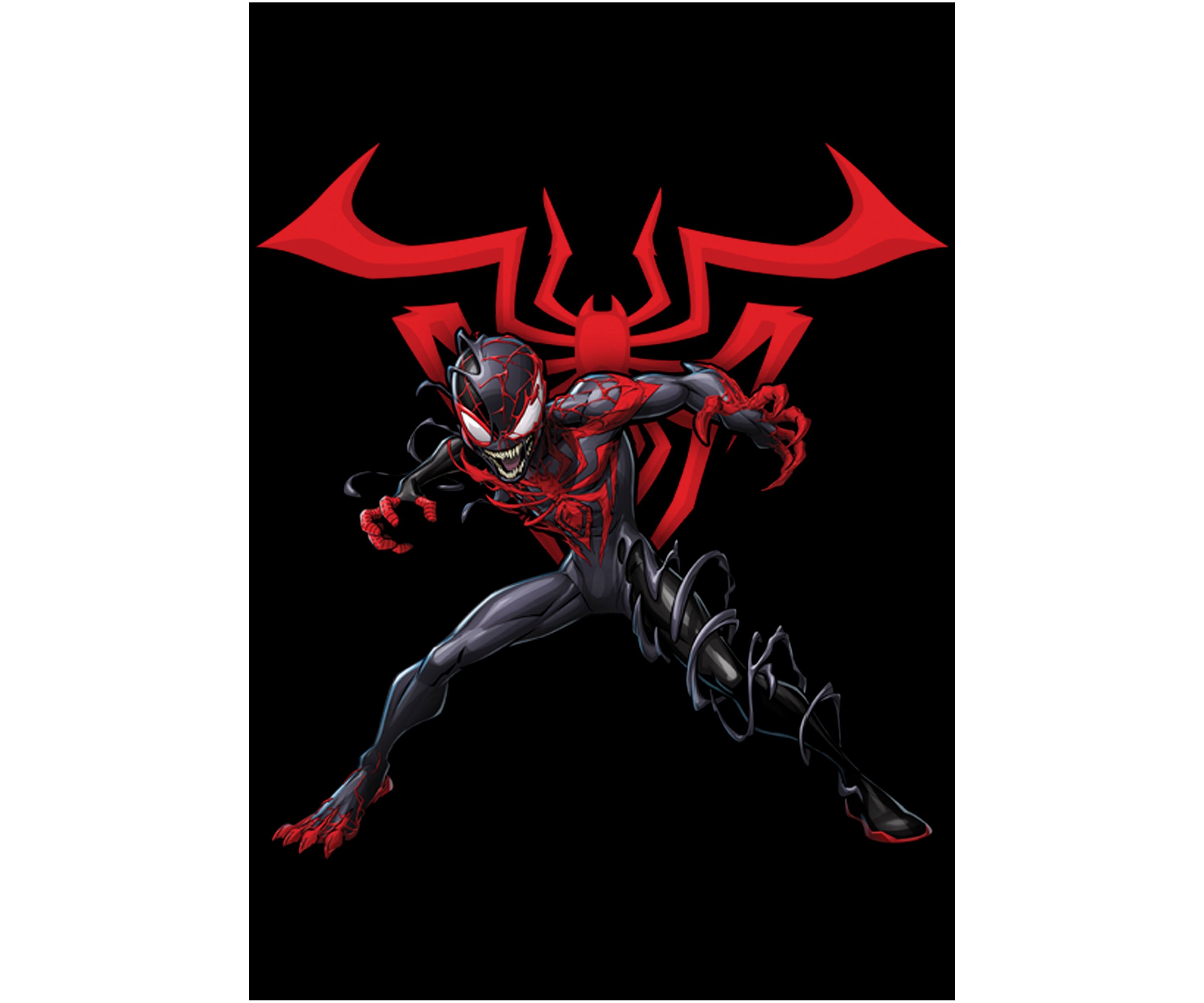 Boys 4-7 Spiderman Miles with Symbol Top