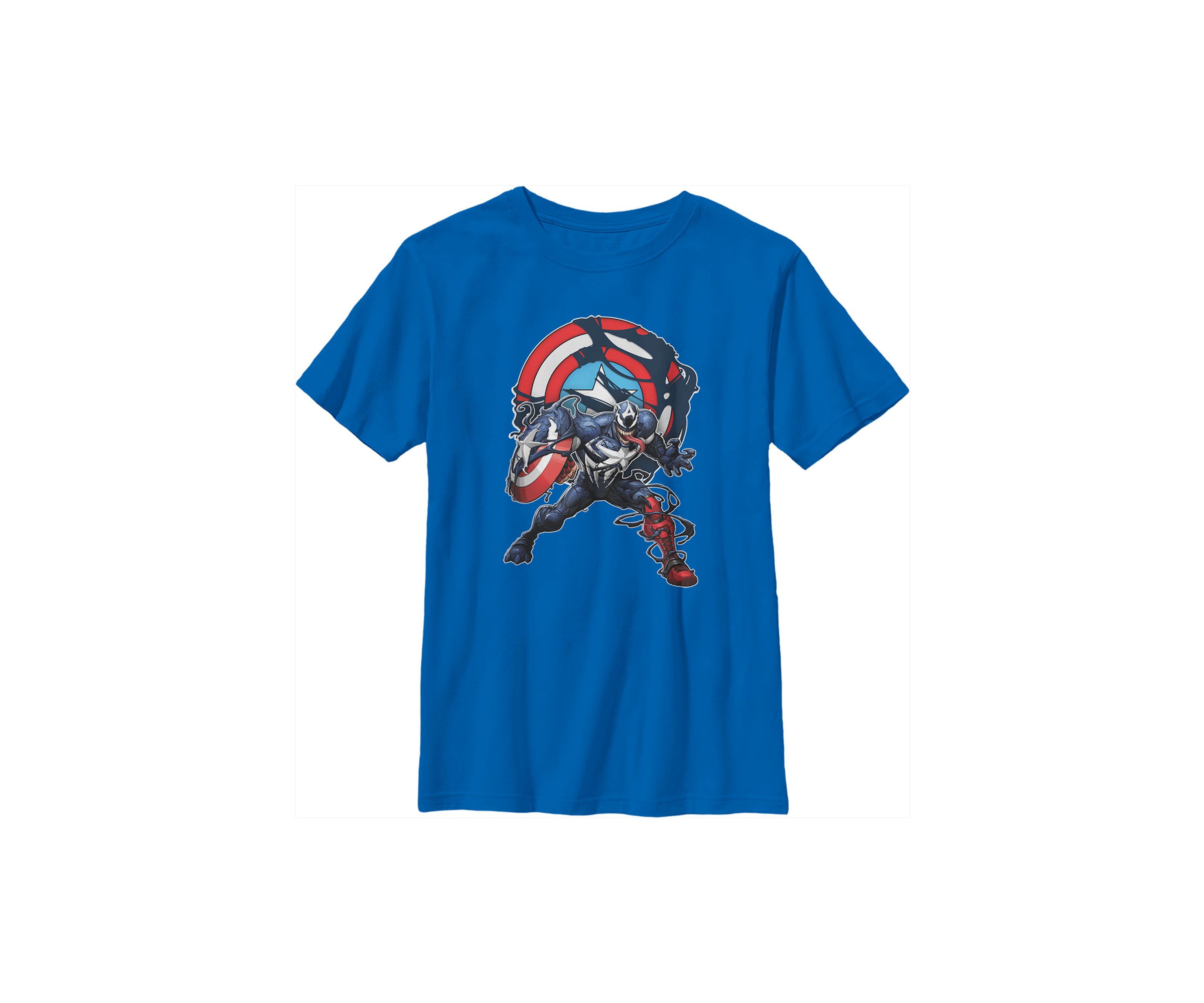 Boys 4-7 Captain Venom with Symbol Top