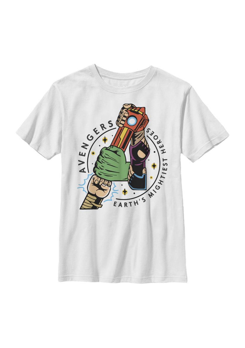 Boys 4-7 Avenger Hands Top