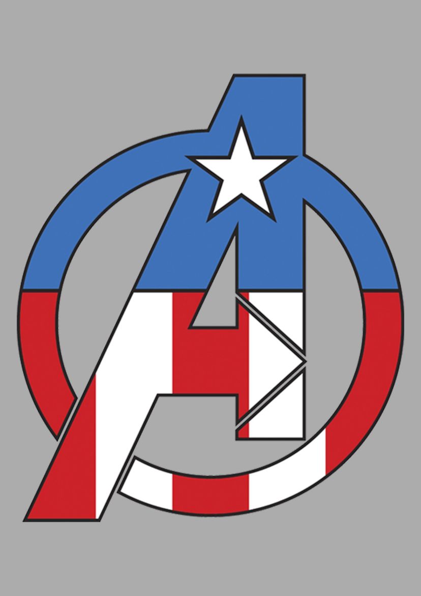Avenger Captain America Graphic T-Shirt