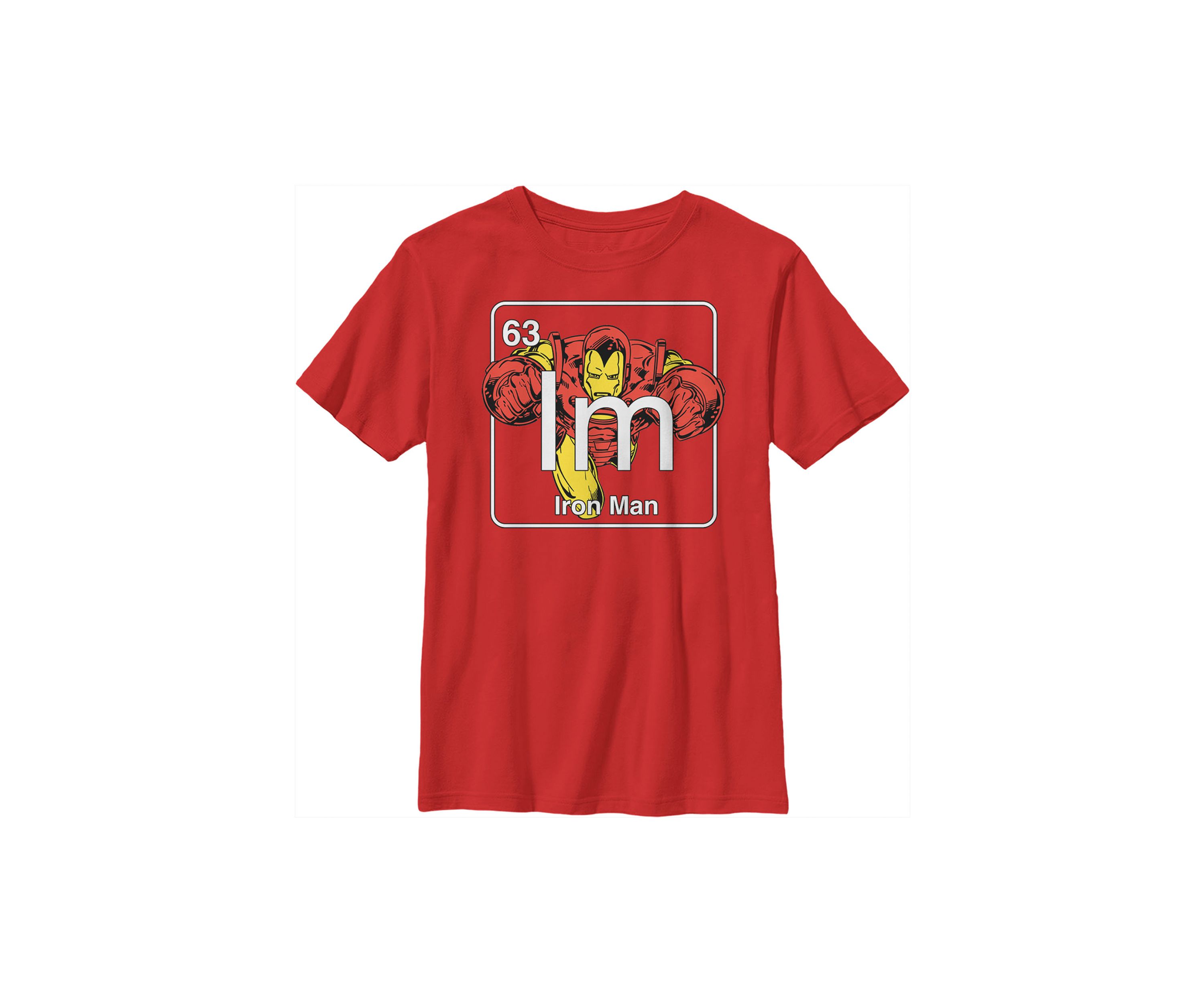 Boys 4-7 Periodic Iron Man Top