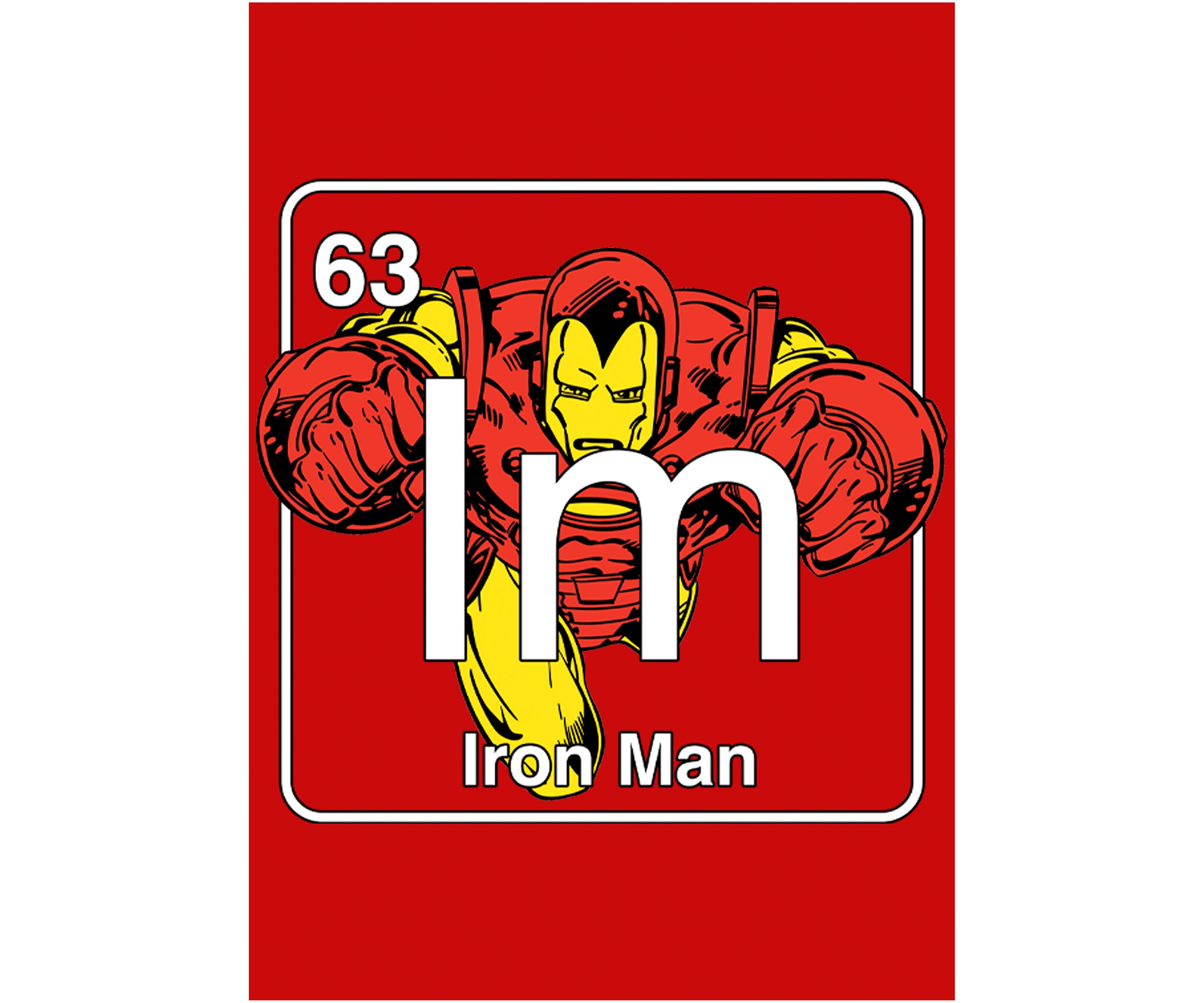Boys 4-7 Periodic Iron Man Top