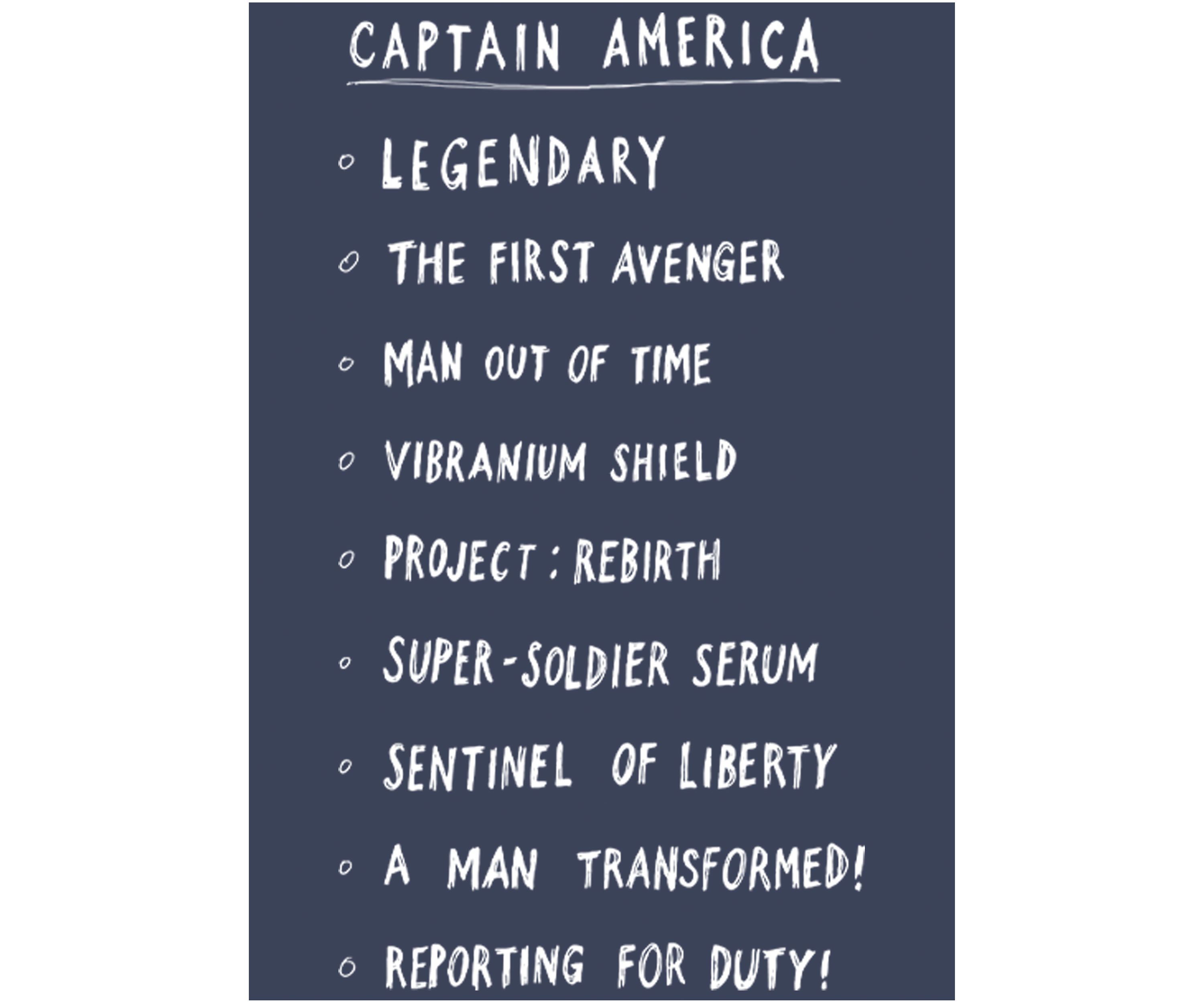 Boys 4-7 Cap List Graphic T-Shirt