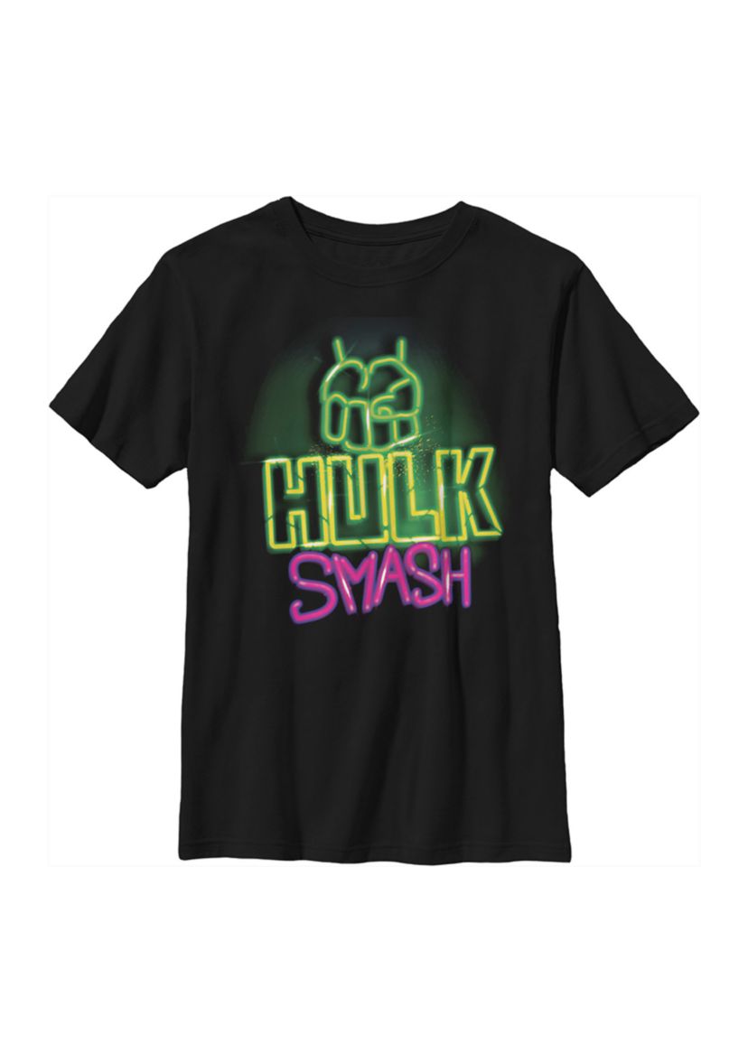 Boys 4-7 Neon Hulk Smash Top