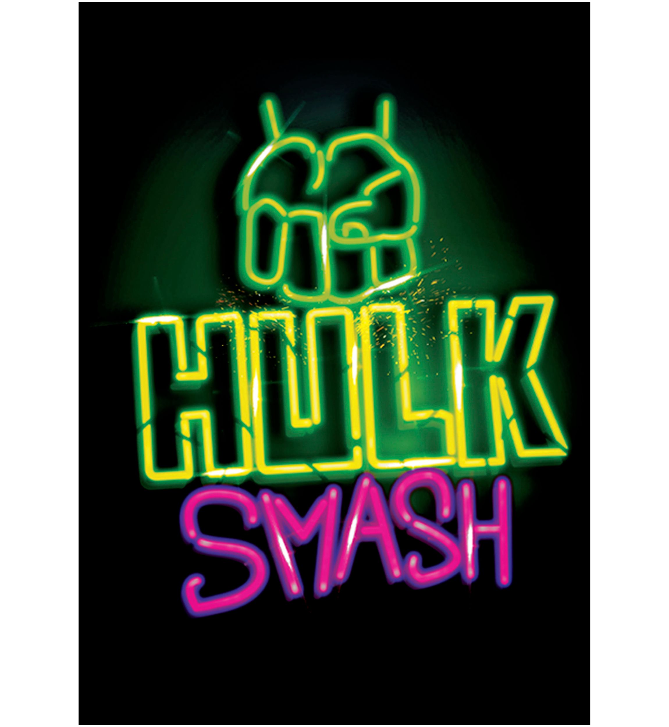 Boys 4-7 Neon Hulk Smash Top