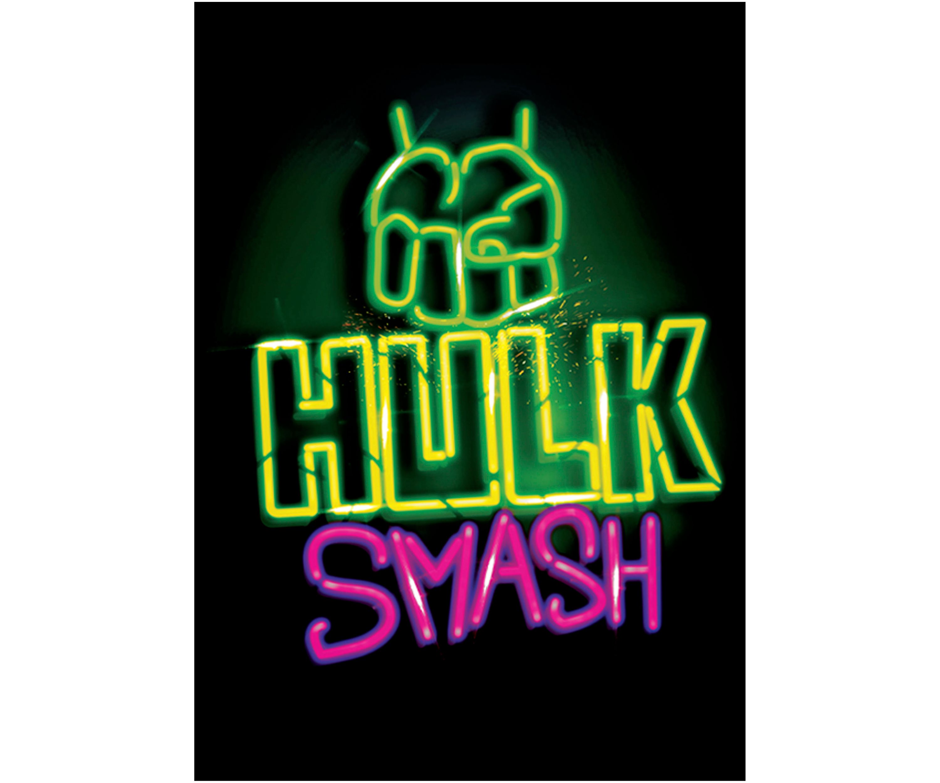 Boys 4-7 Neon Hulk Smash Top