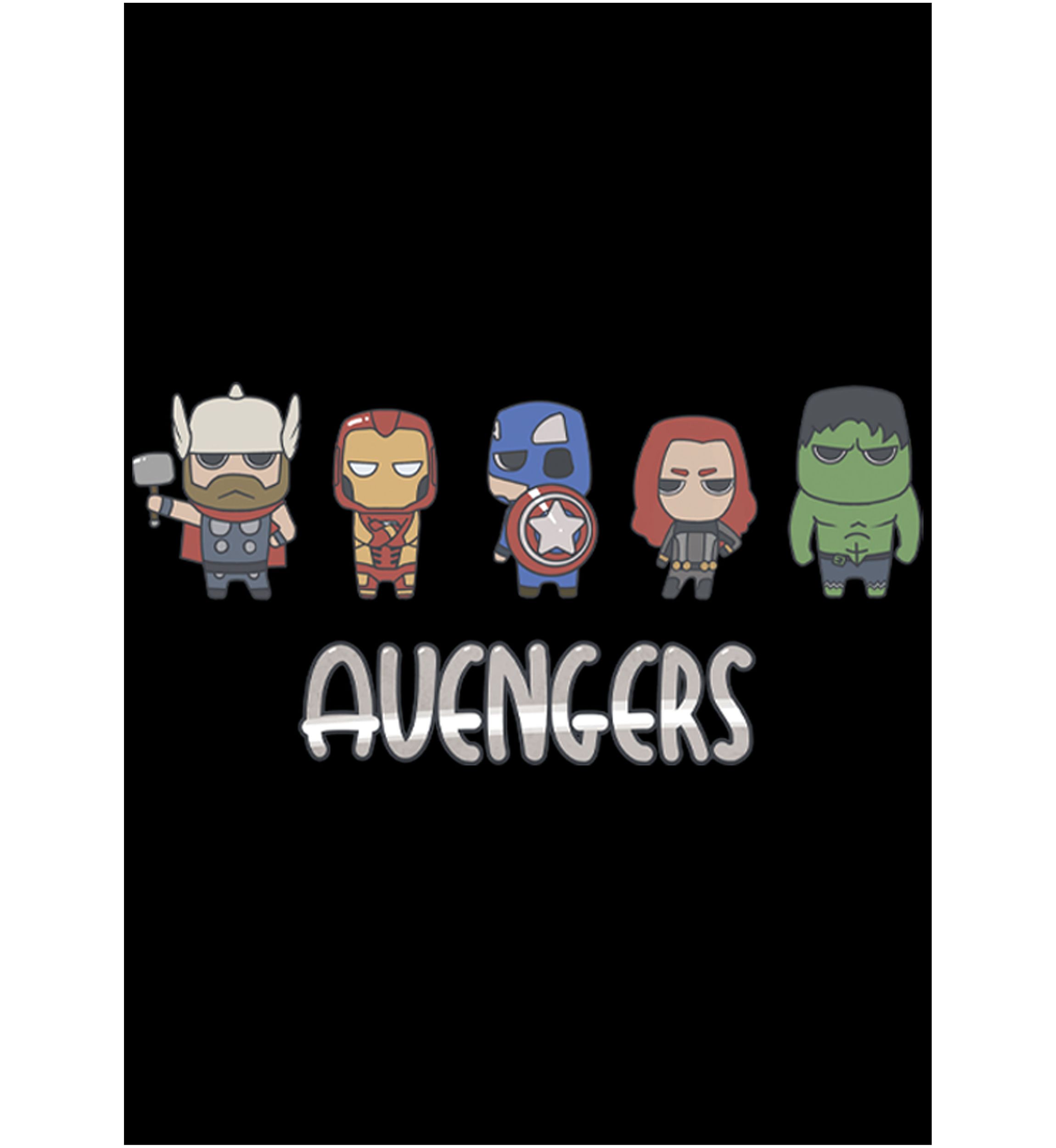 Boys 4-7 Doodle Avengers Top