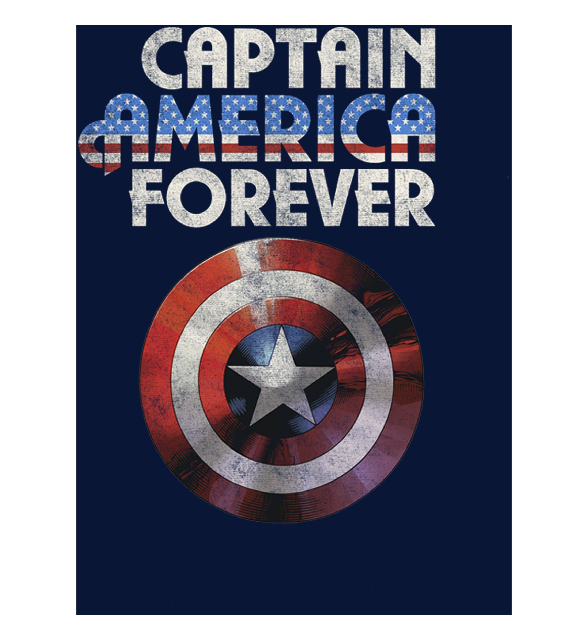Captain America Forever Graphic T-Shirt