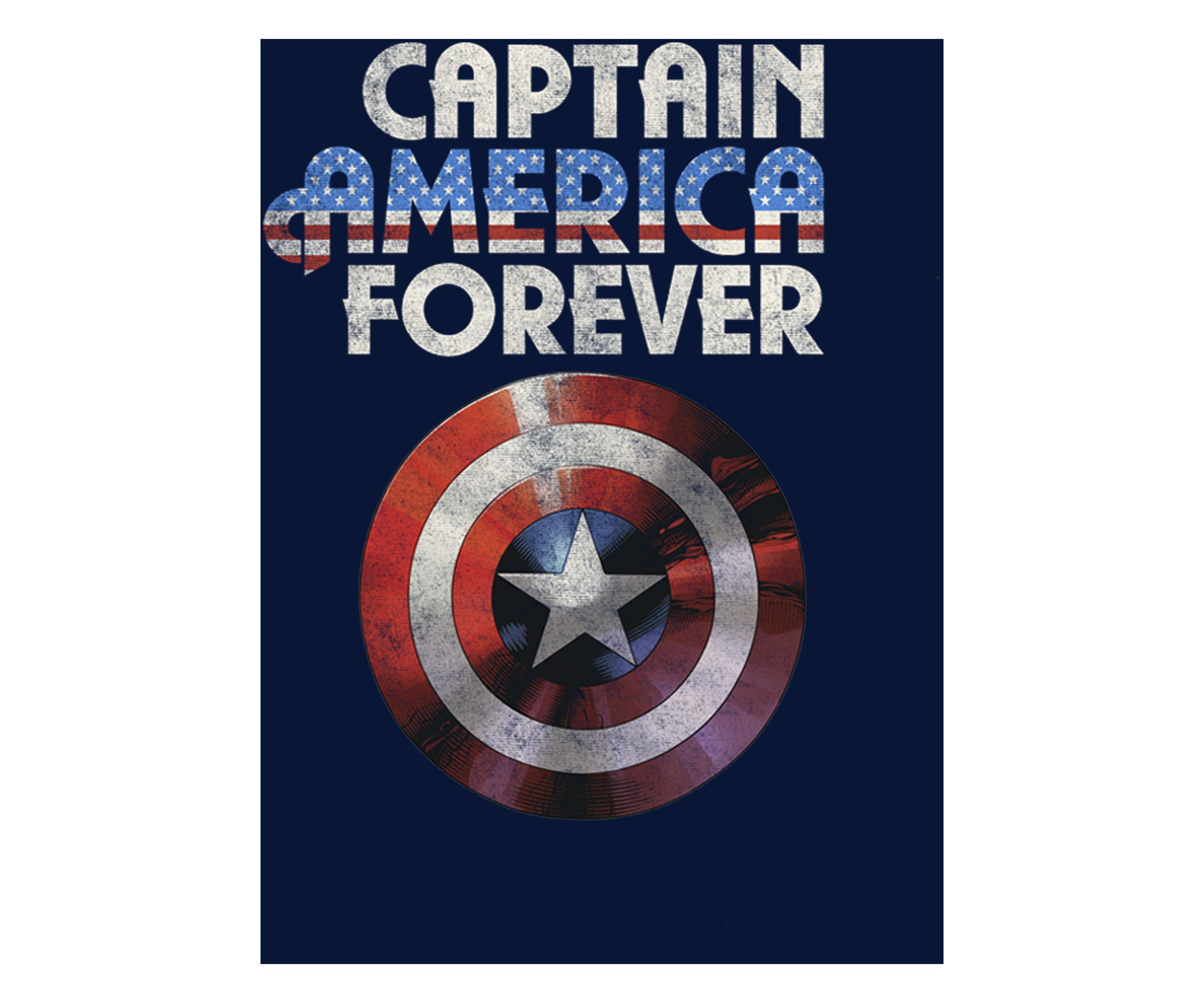Captain America Forever Graphic T-Shirt