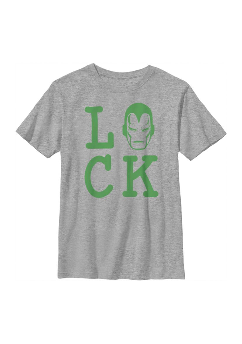 Boys 4-7  Iron Luck Graphic T-Shirt