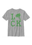 Boys 4-7  God of Luck Graphic T-Shirt