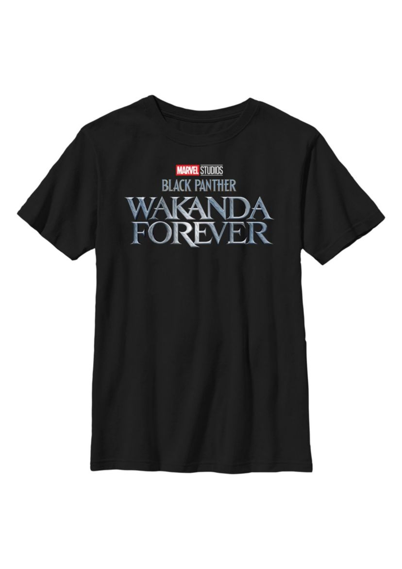 Wakanda Forever Metal Graphic T-Shirt