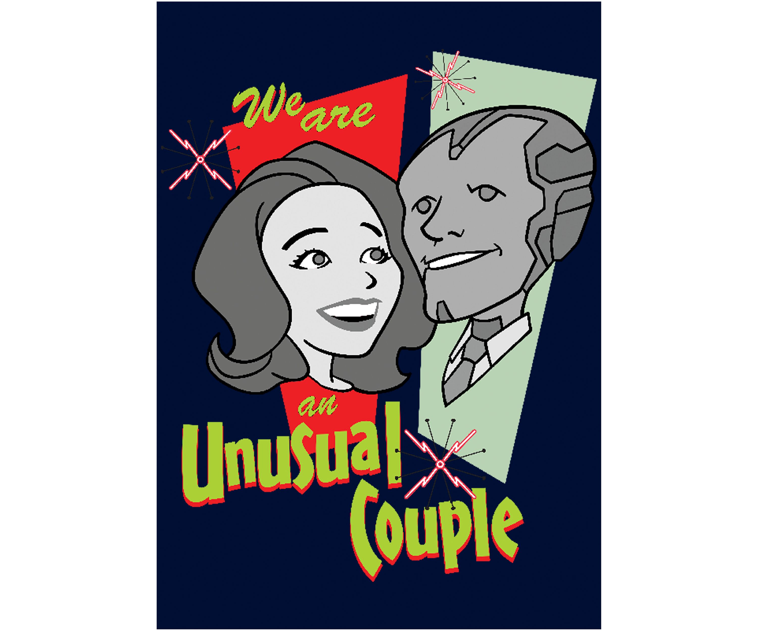 Boys 4-7 Paired Couple Graphic T-Shirt