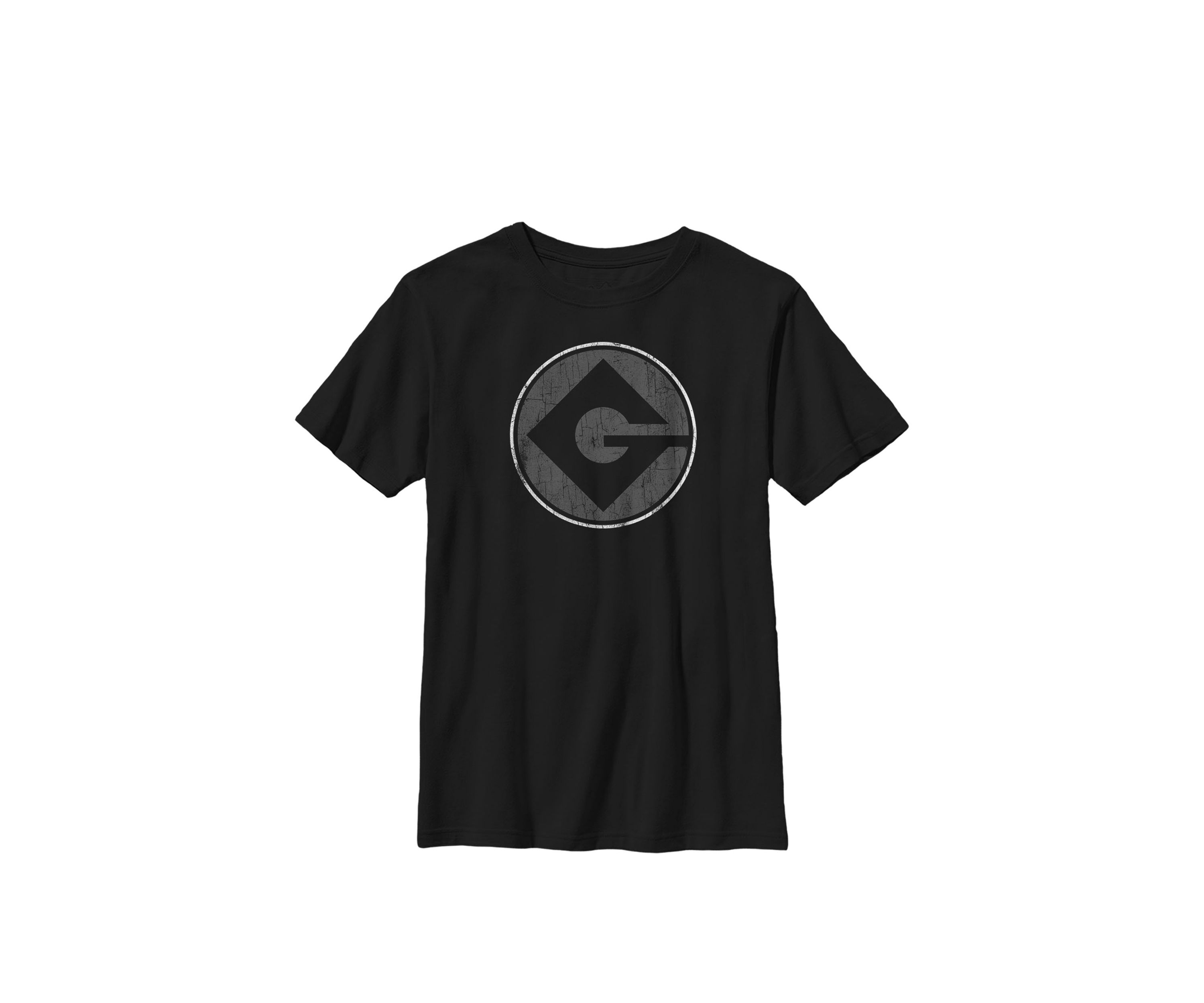  Minions Felonious Gru Logo Crew Graphic T-Shirt
