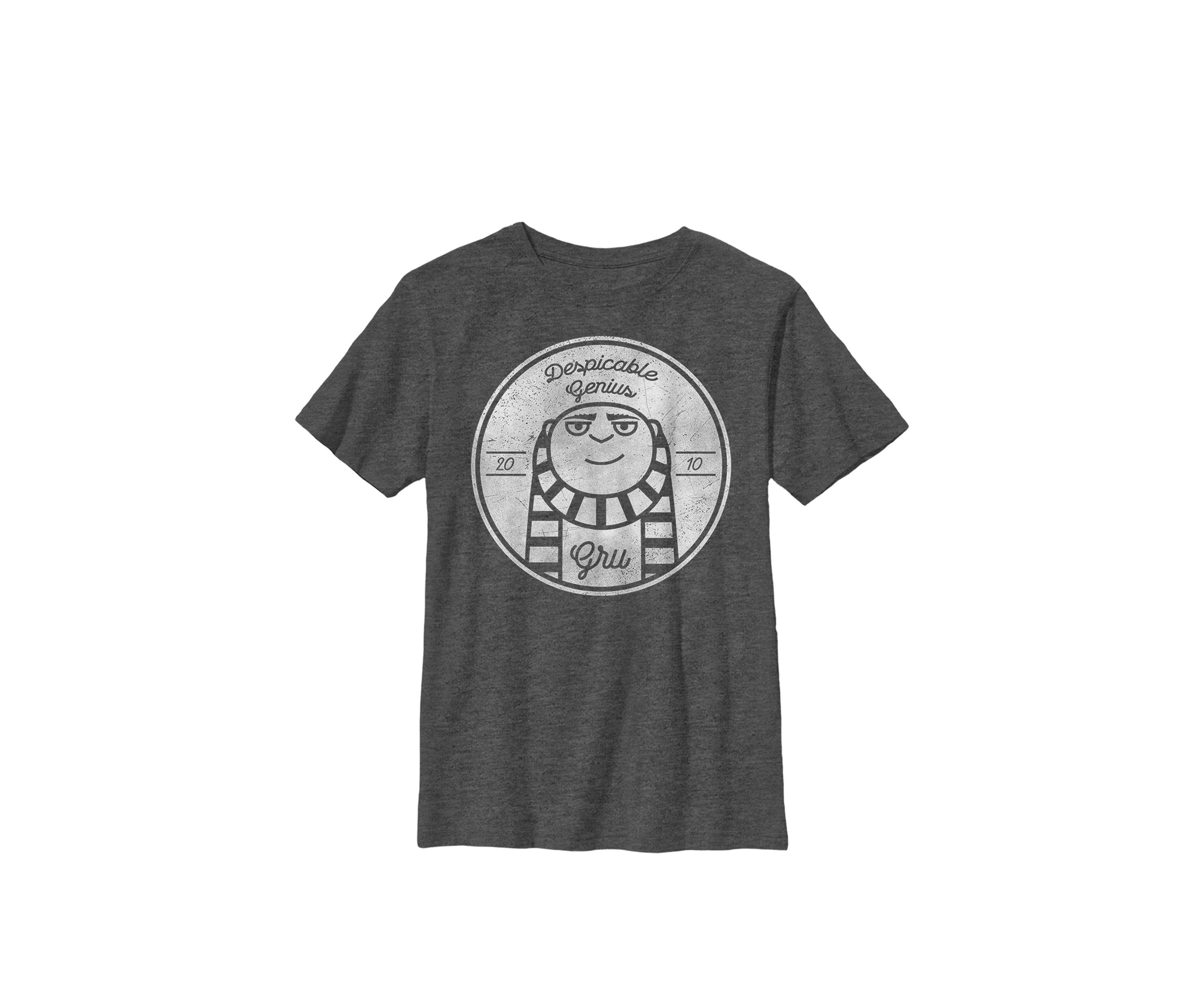  Minions Despicable Genius Crew Graphic T-Shirt