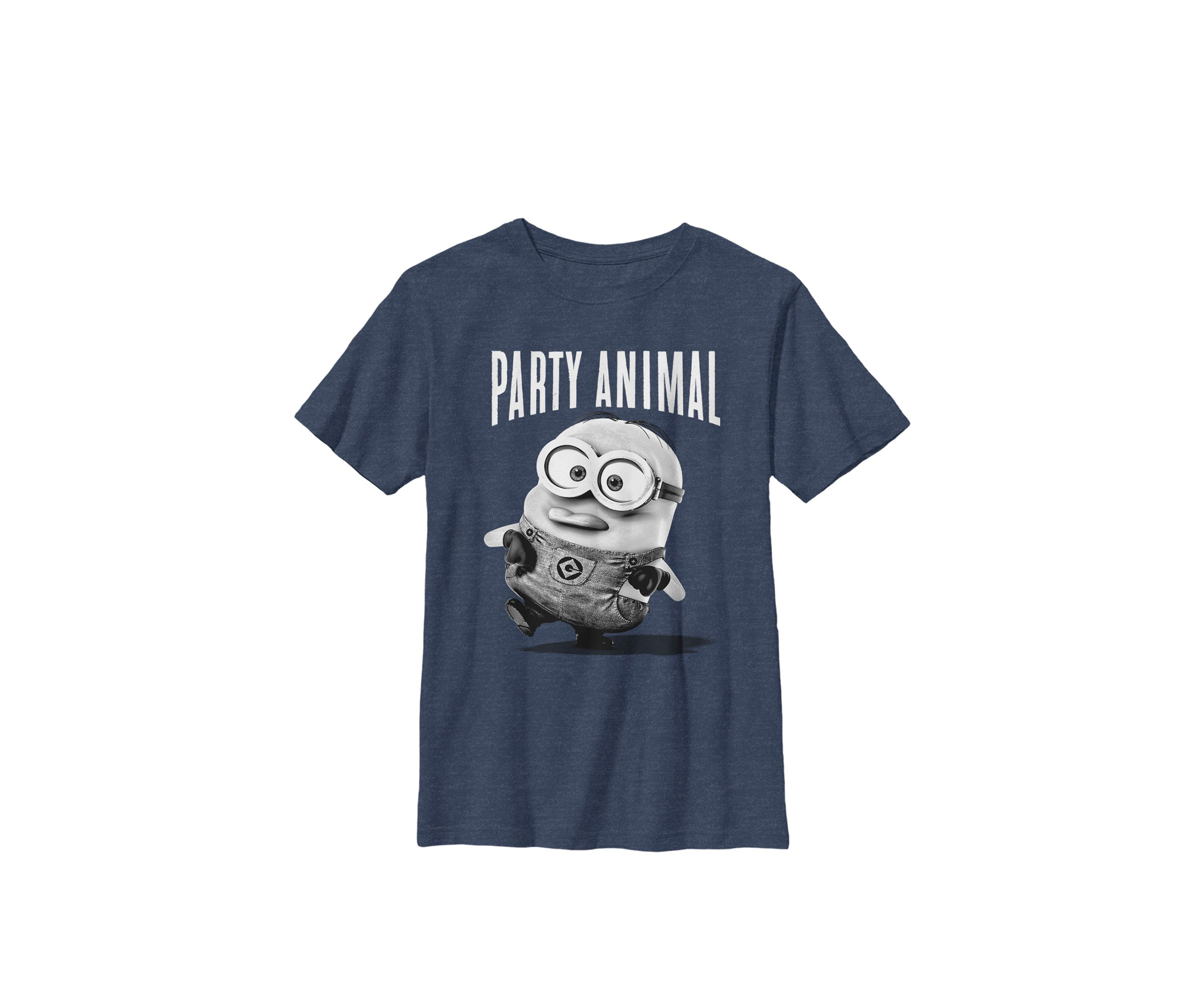 Minions Party Animal Crew Graphic T-Shirt