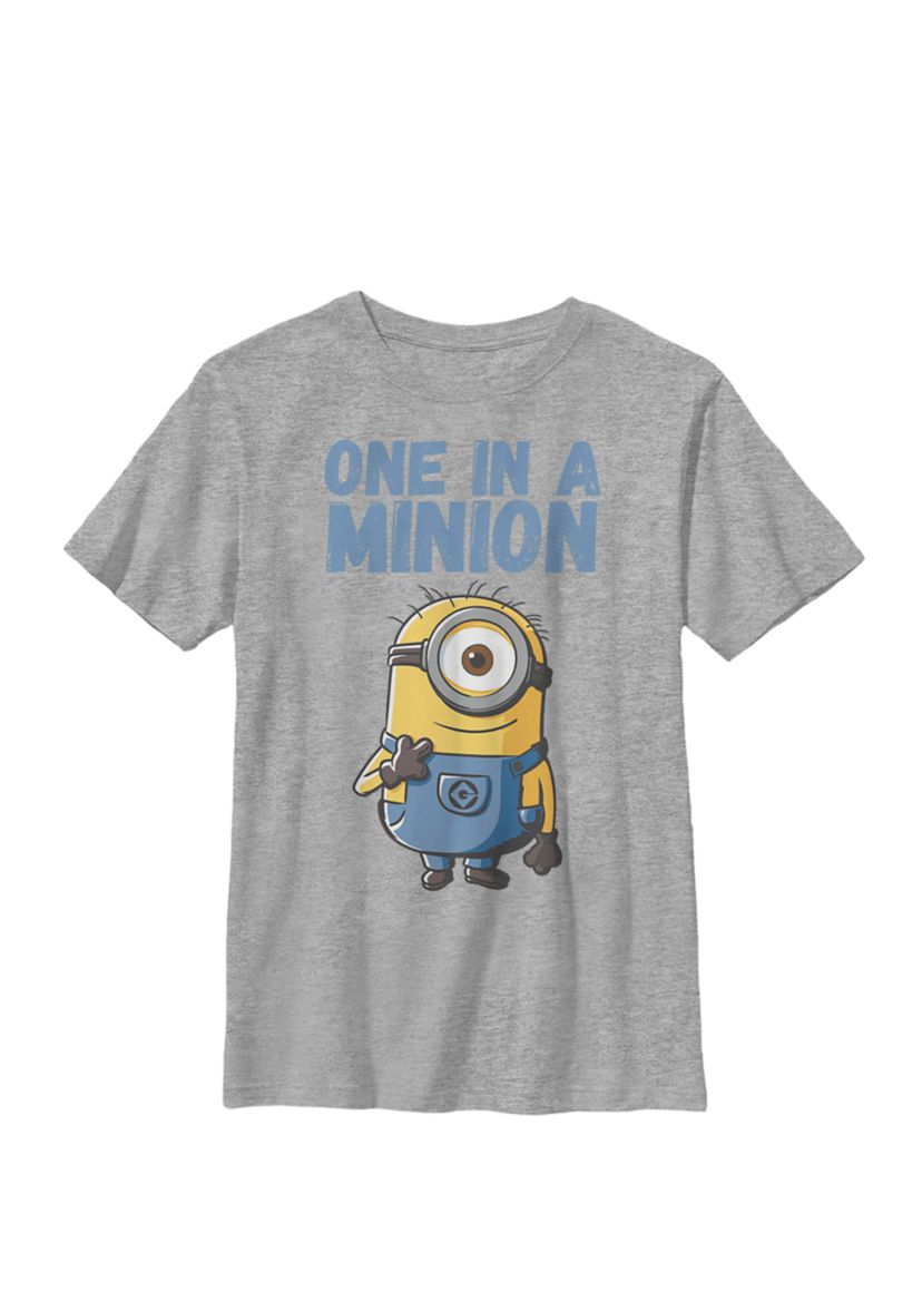 Minions Stuart One In A Minion Crew Graphic T-Shirt