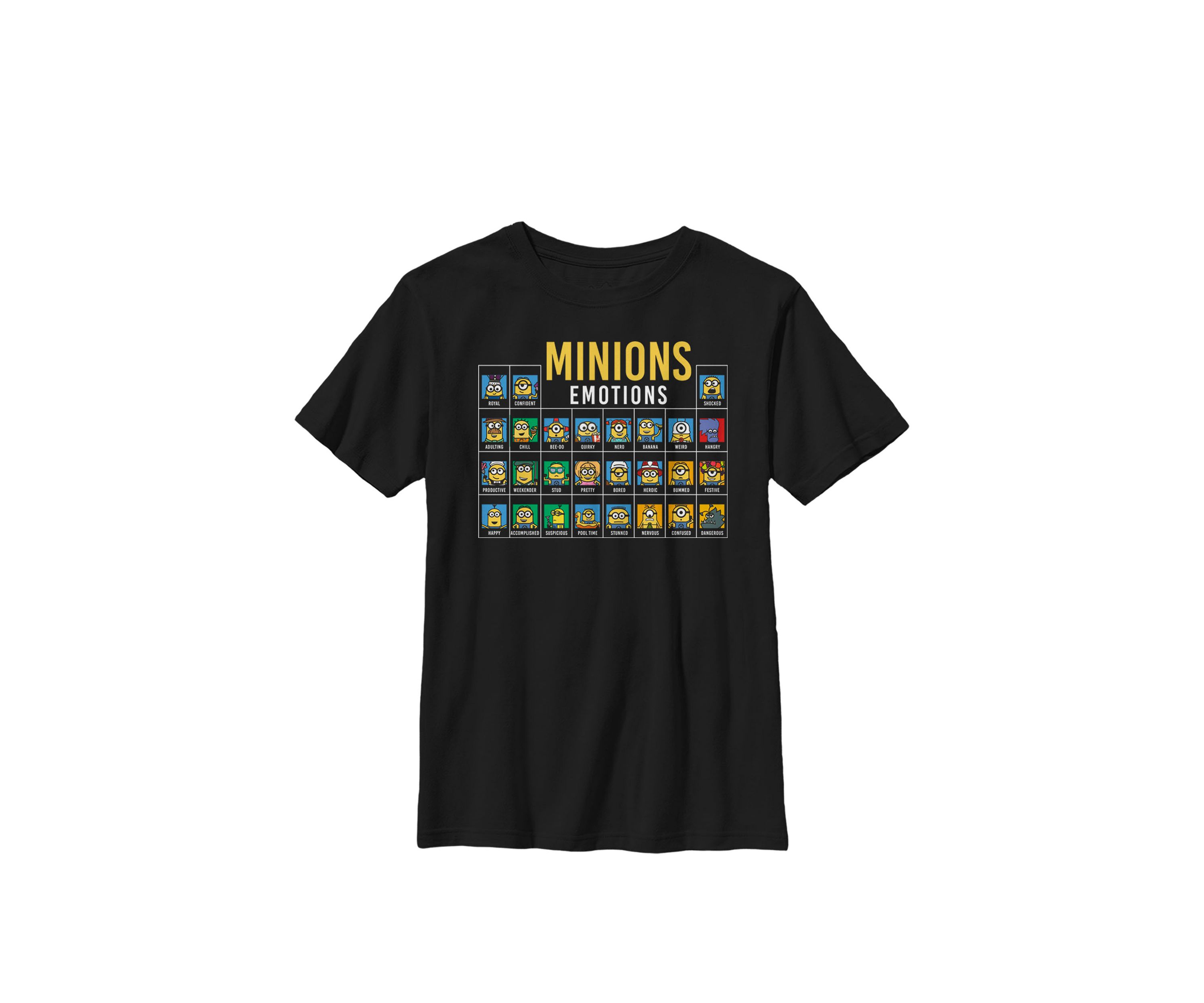  Minions Periodic Table Of Minions Crew Graphic T-Shirt