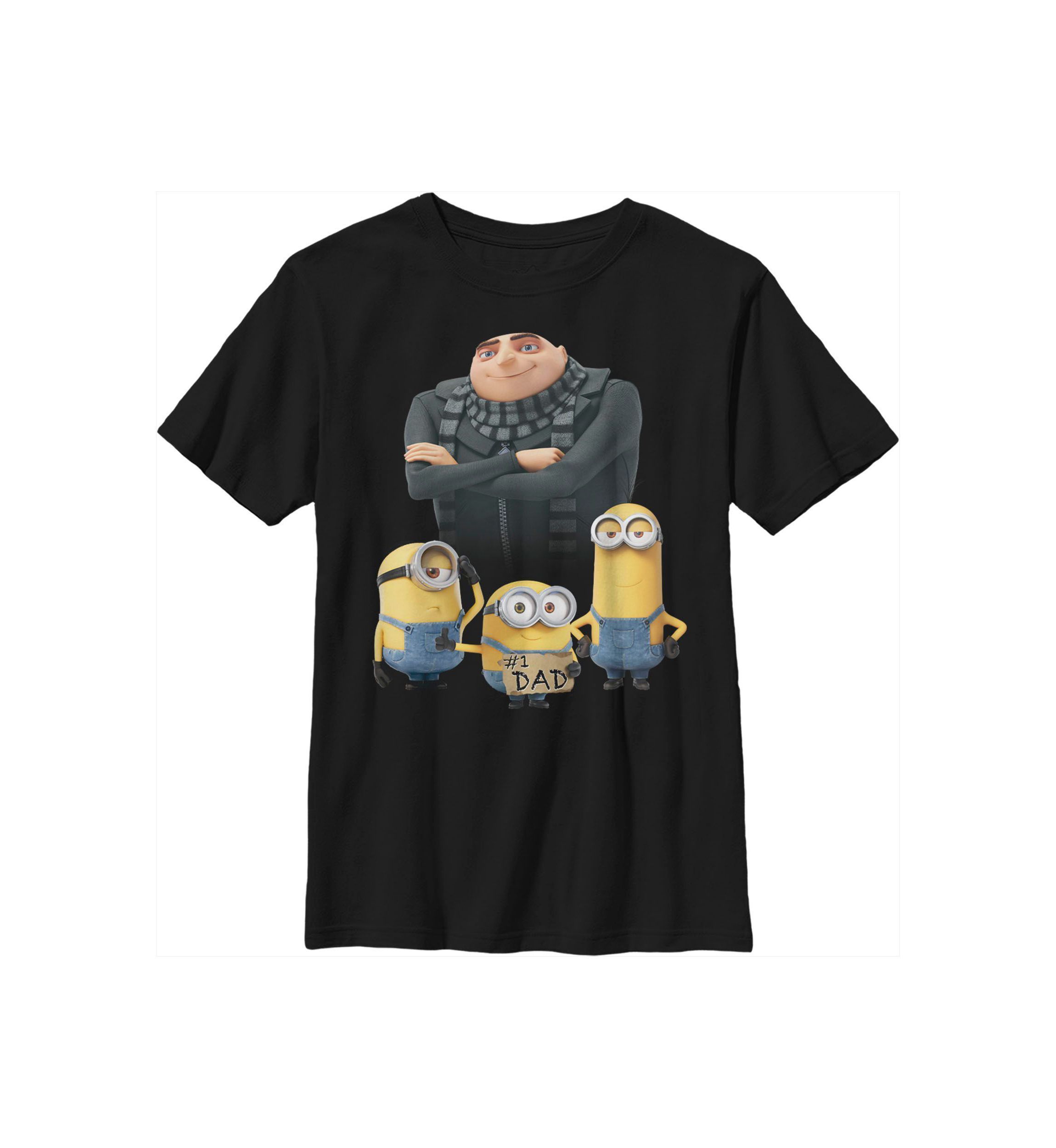 Three Kids Graphic T-Shirt