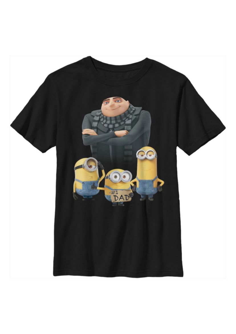 Three Kids Graphic T-Shirt