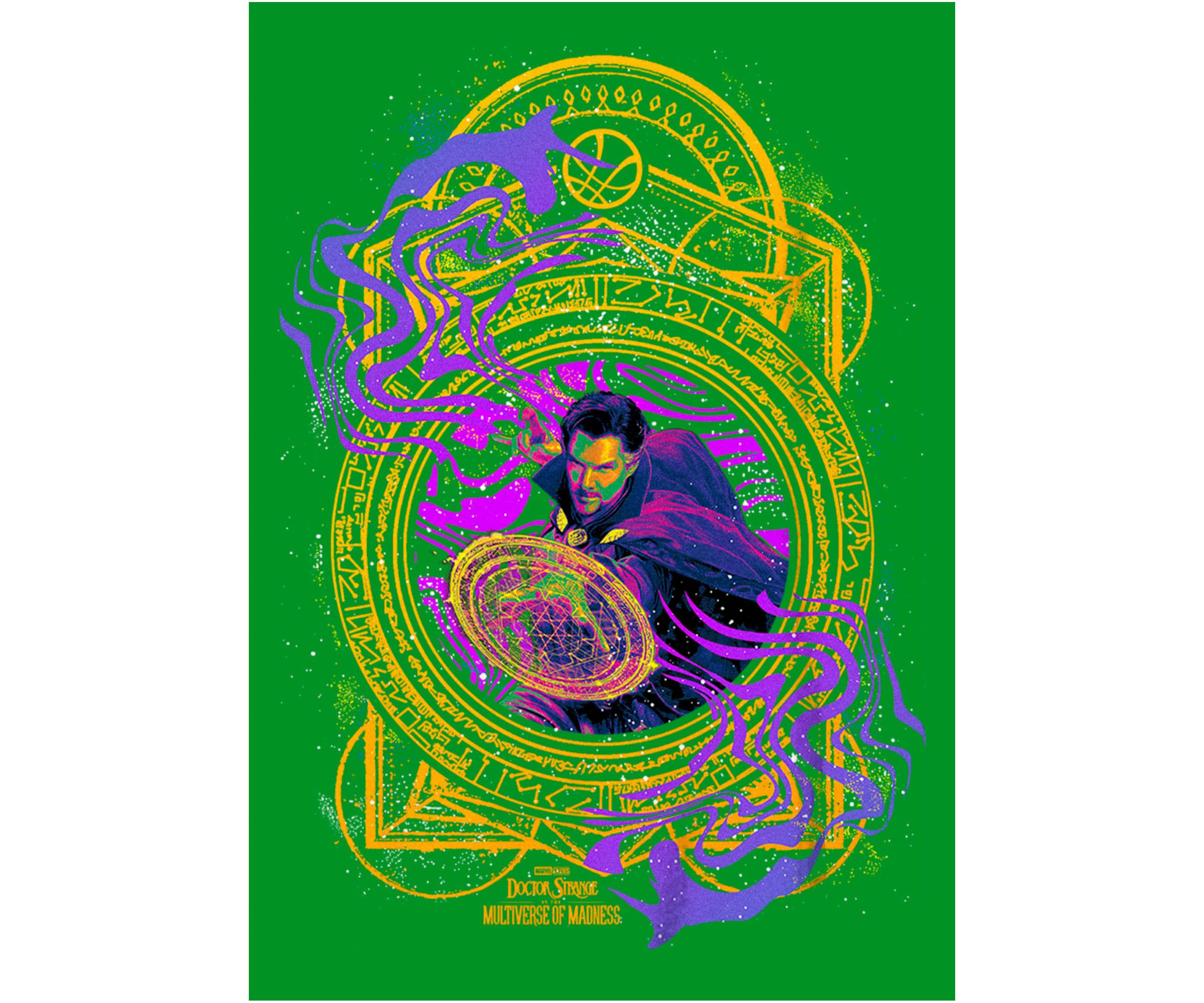 Neon Strange Graphic T-Shirt