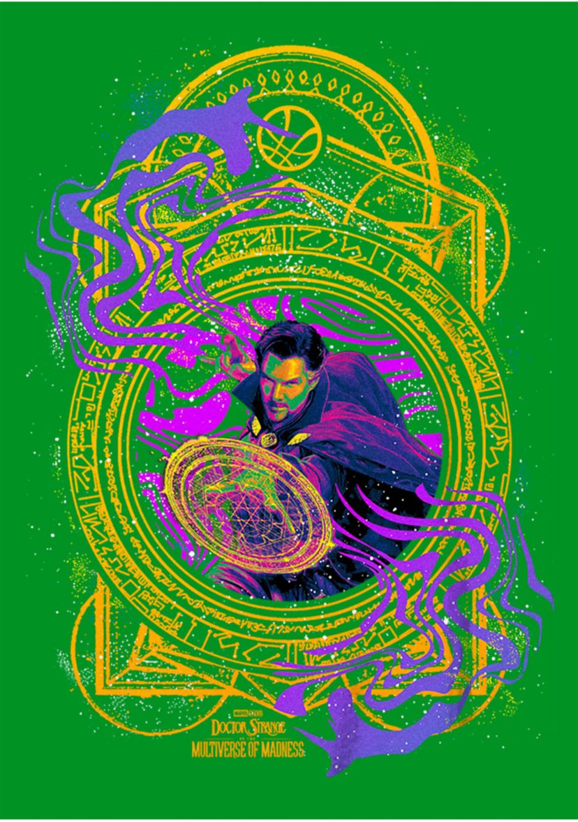 Neon Strange Graphic T-Shirt